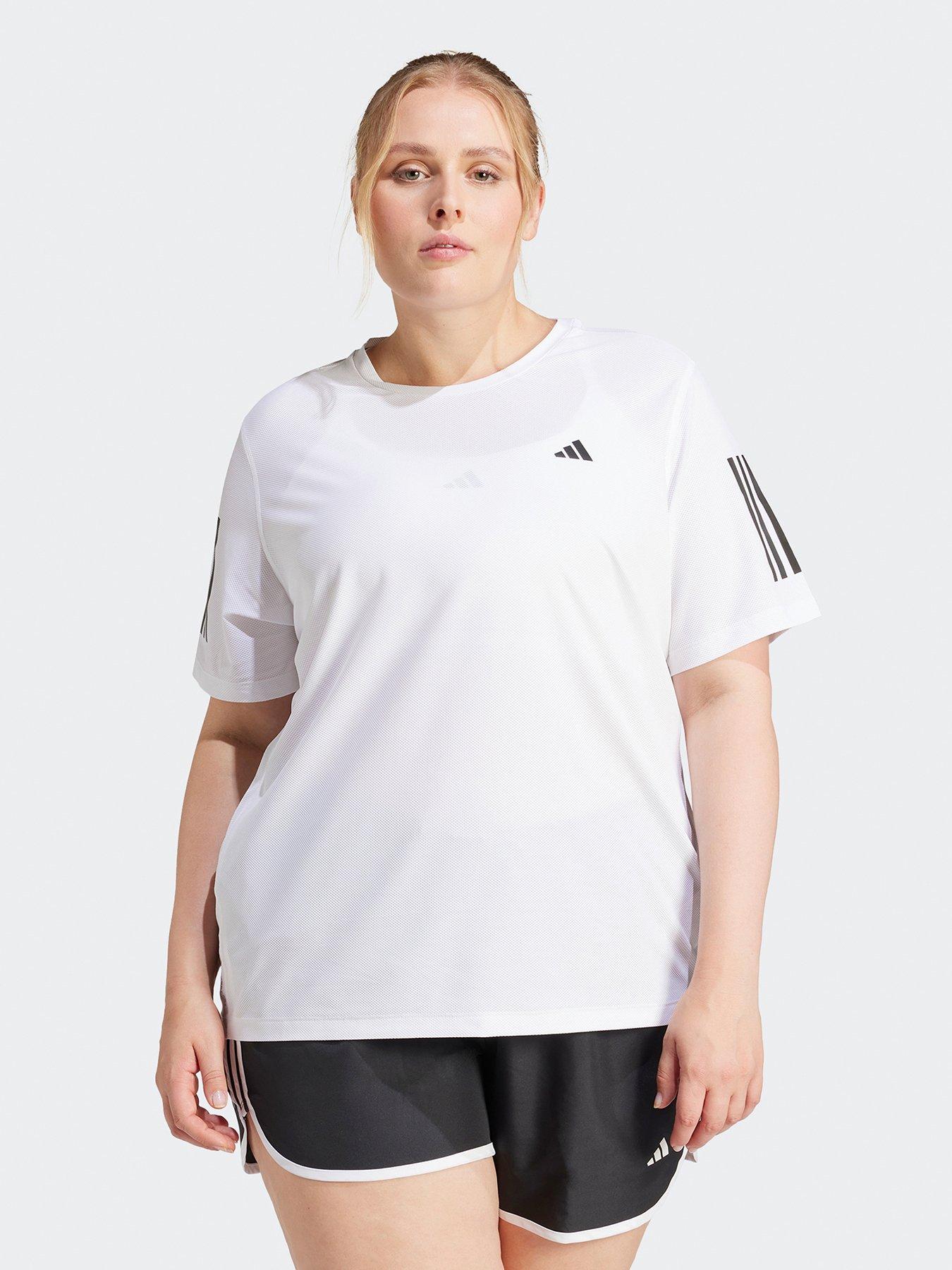 Image 1 of 6 of adidas Womens Running Own The Run T-Shirt - White