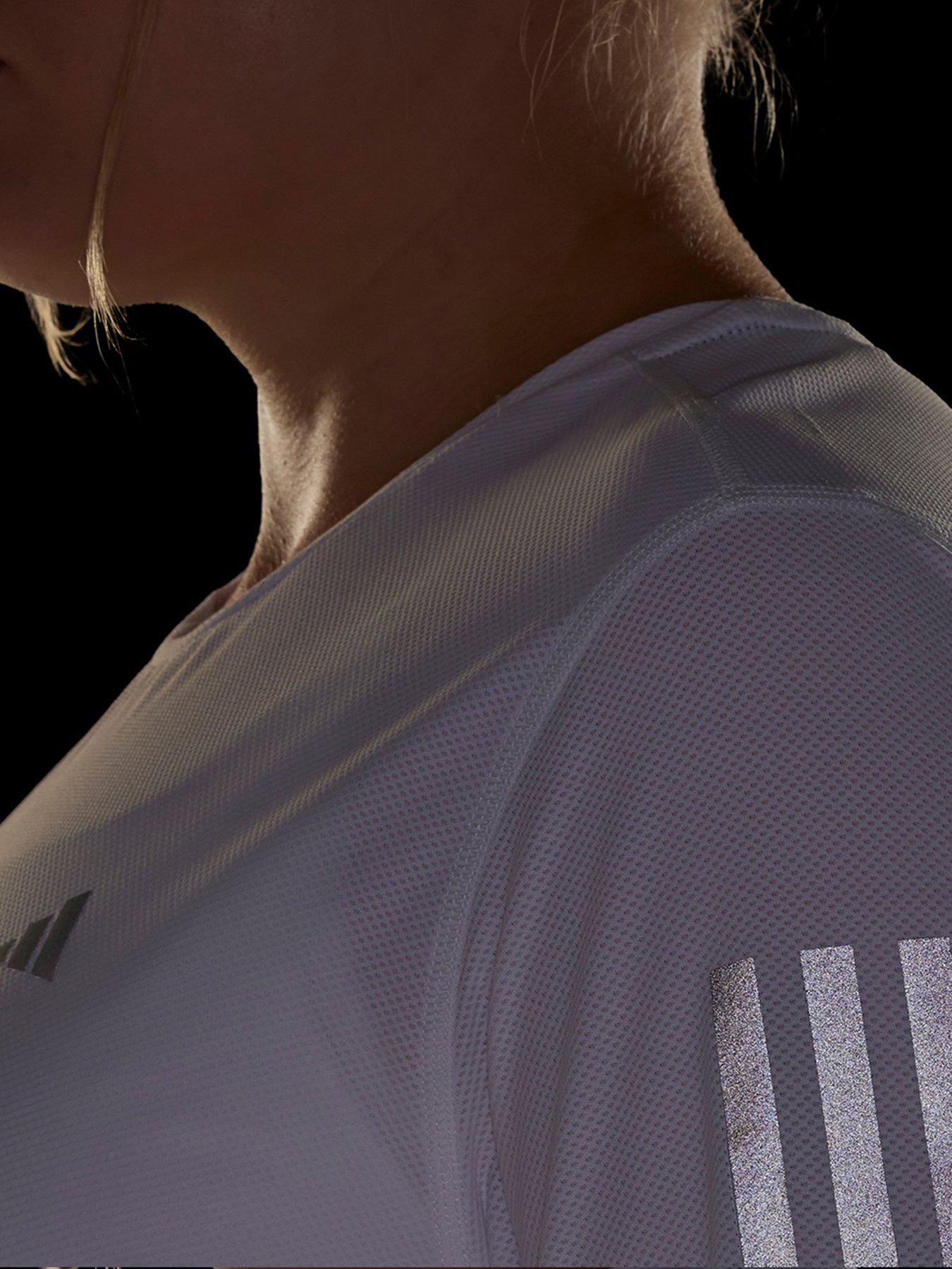 Image 6 of 6 of adidas Womens Running Own The Run T-Shirt - White