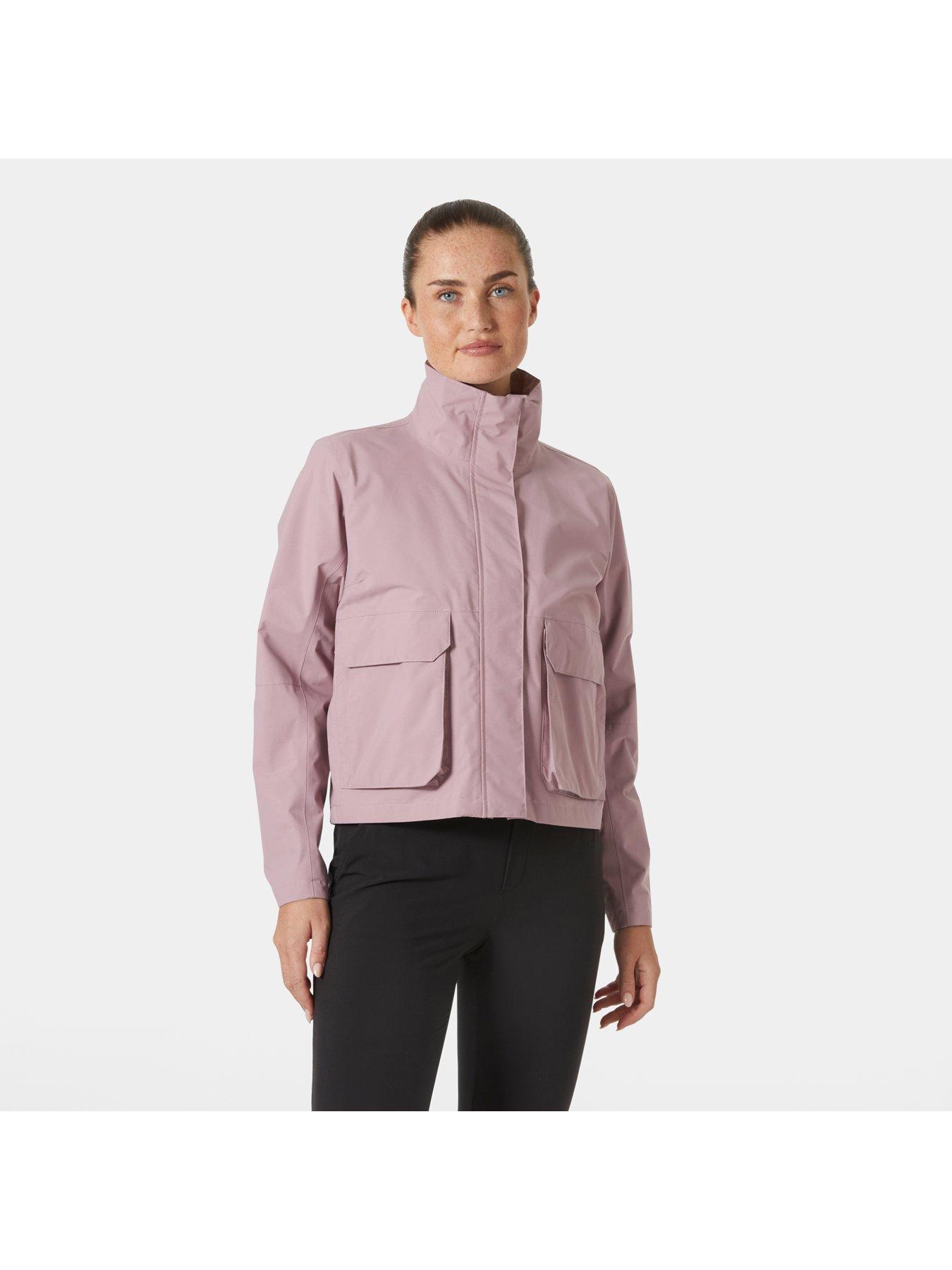 Image 2 of 6 of Helly Hansen Womens Escape Waterproof Utility Jacket - Purple