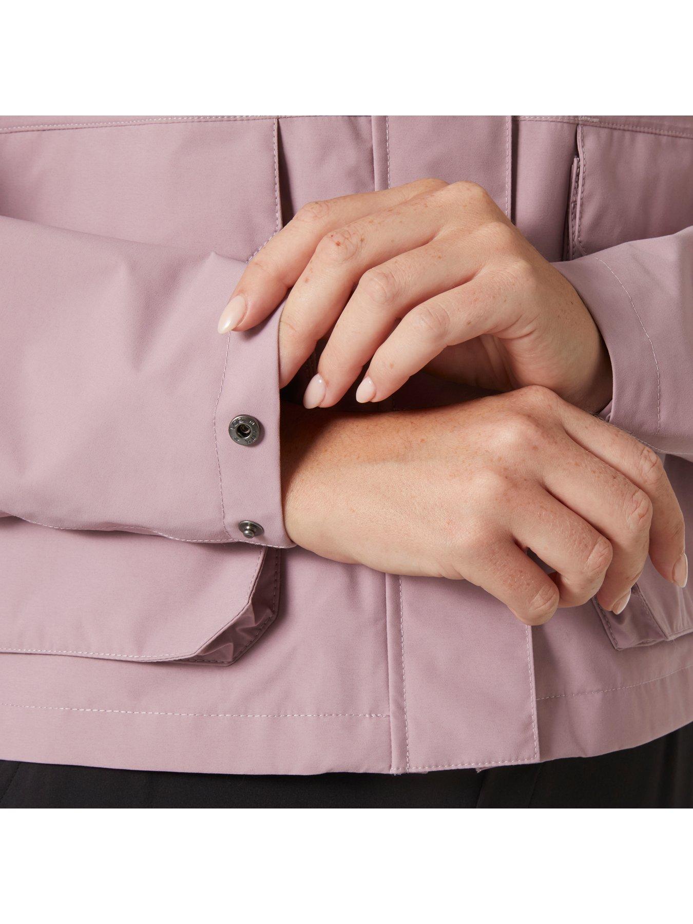 Image 6 of 6 of Helly Hansen Womens Escape Waterproof Utility Jacket - Purple