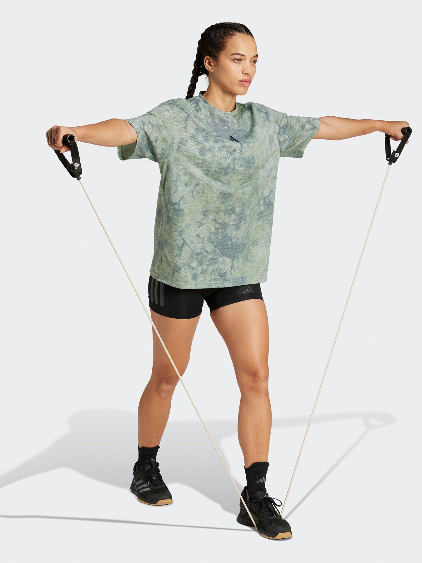  image of adidas-womens-training-graphic-t-shirt-silver