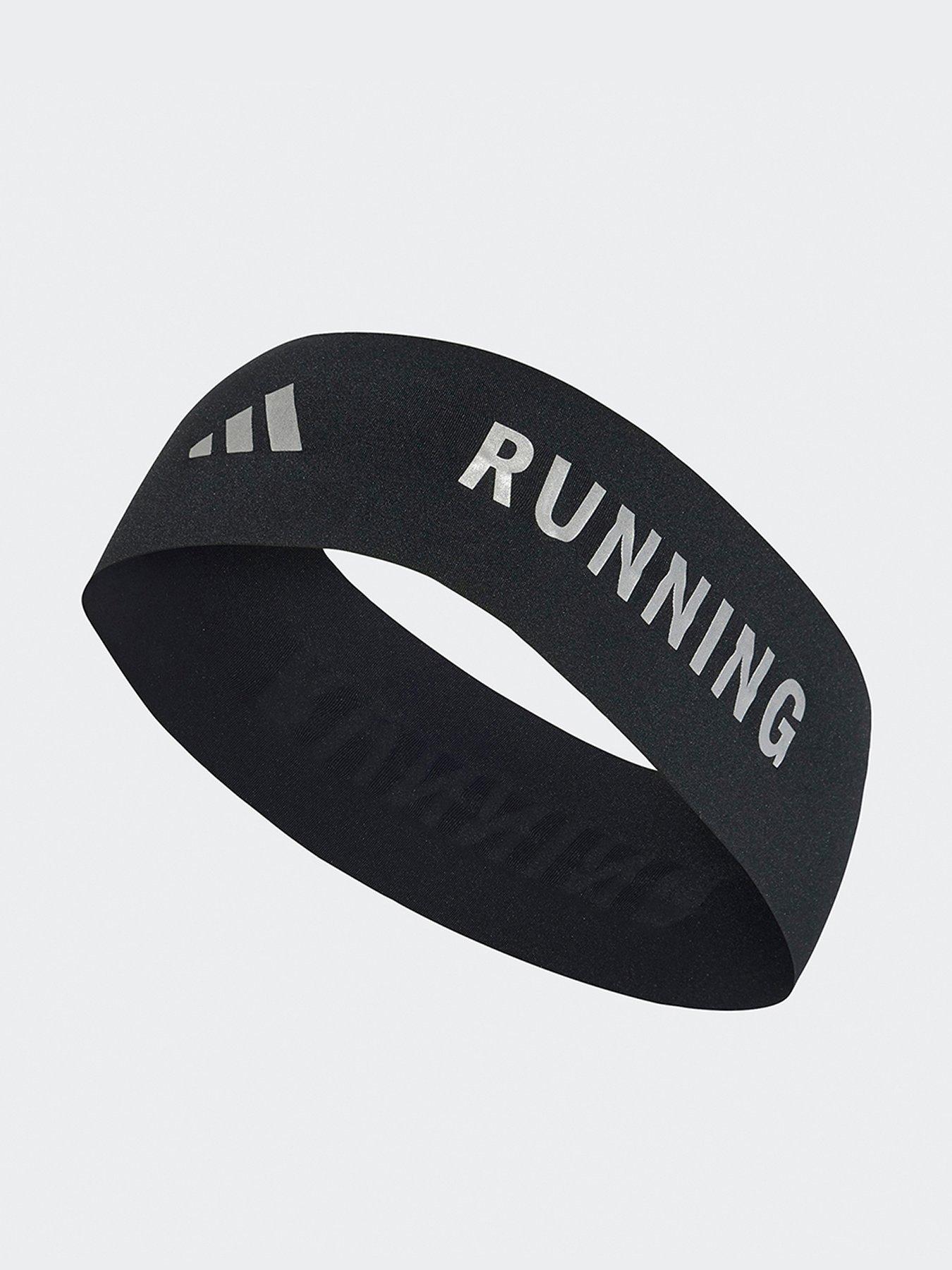undefined Unisex Running Clima Cool Headband - Bla - Black/Reflective Silver