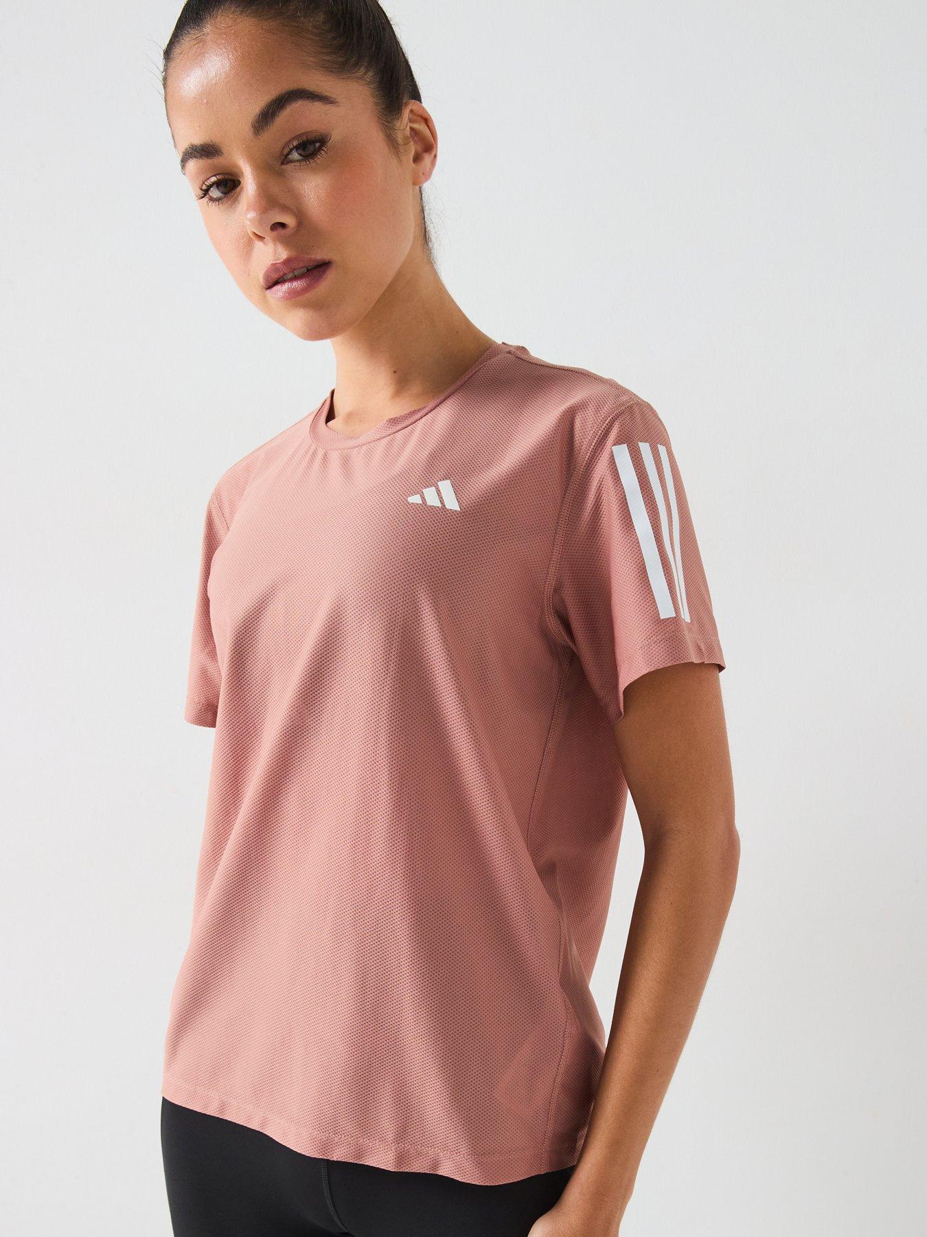 undefined Womens Running Own The Run T-Shirt - Pink
