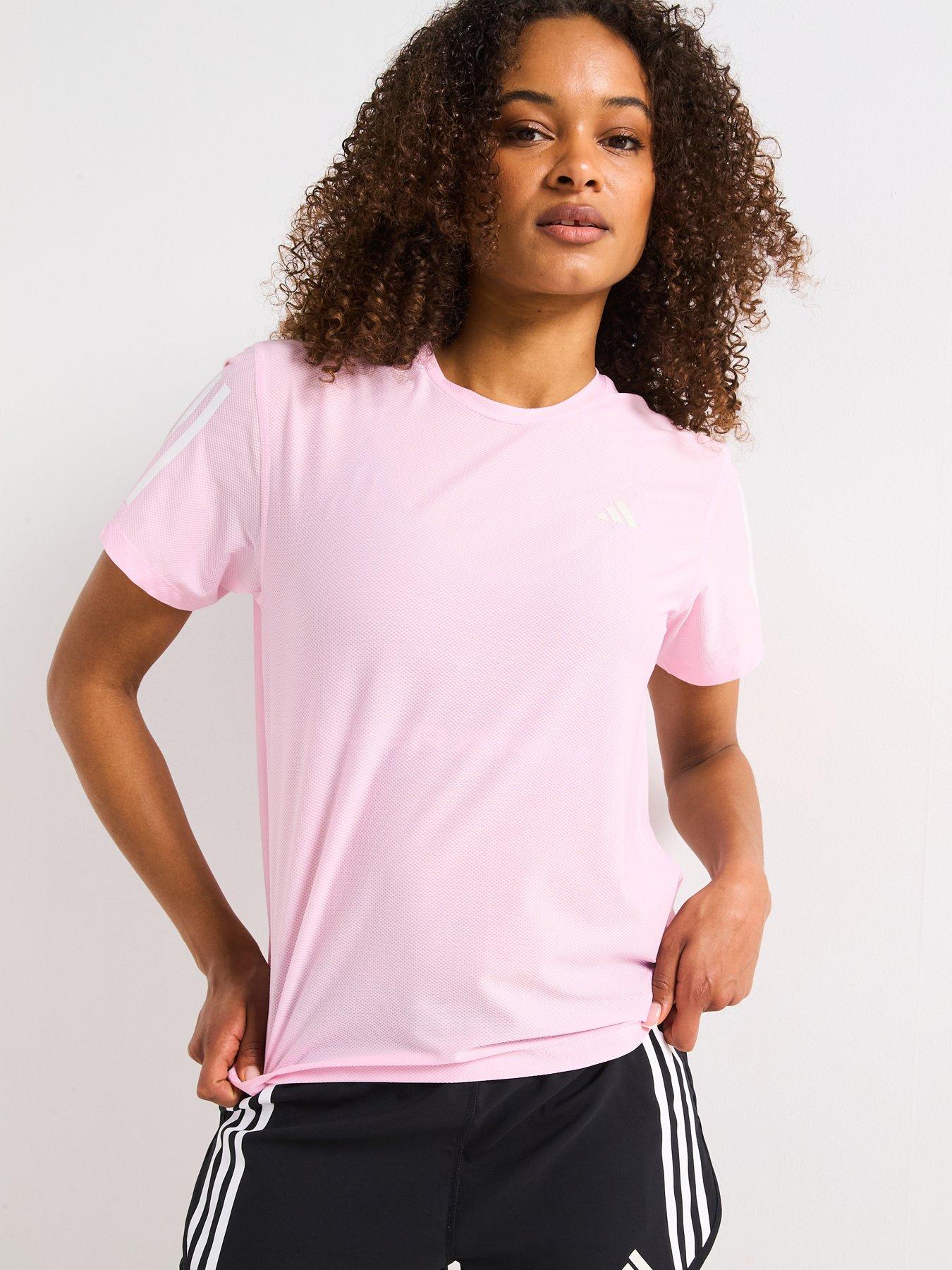 undefined Womens Running Own The Run T-Shirt - Pink