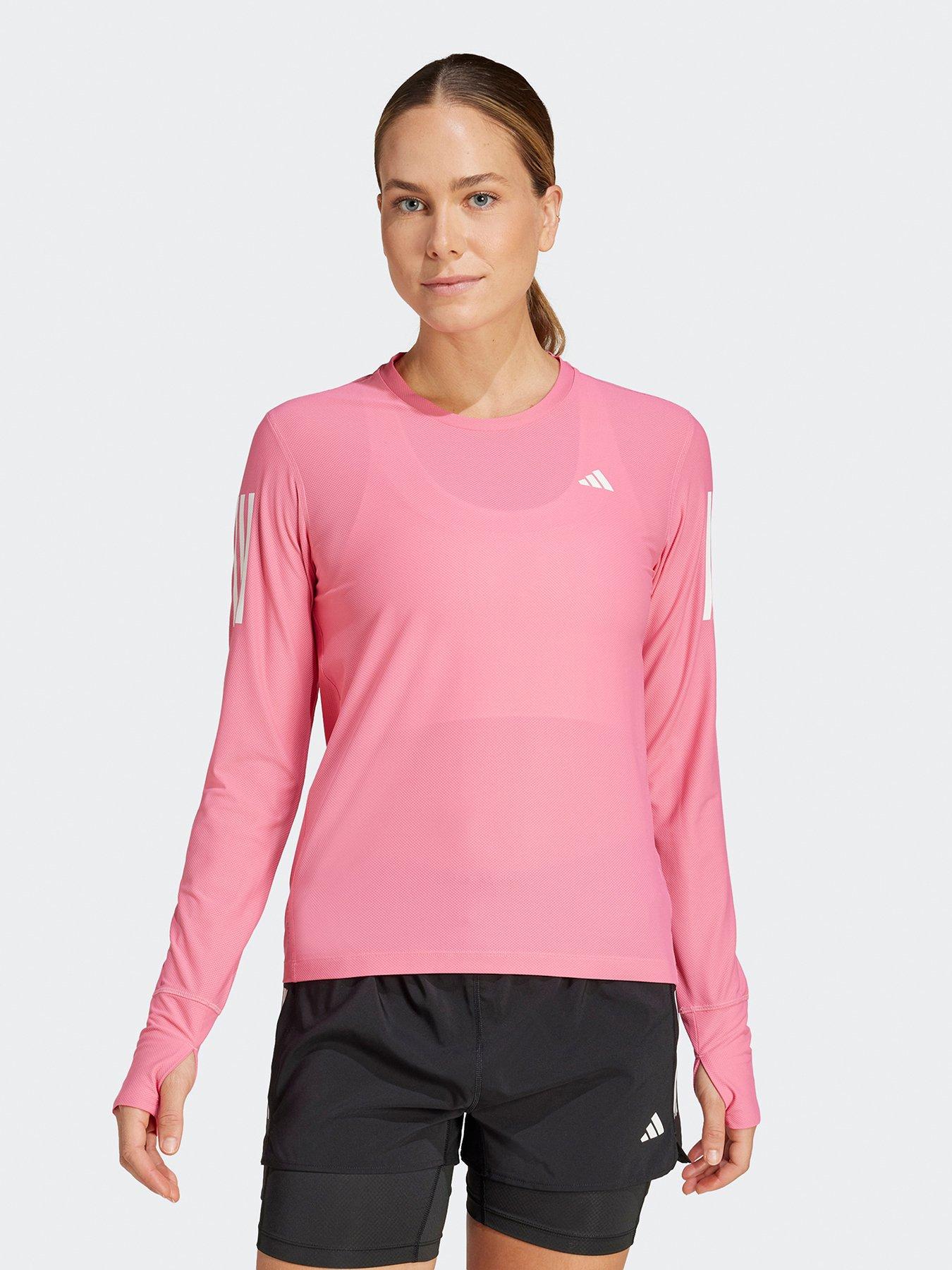 undefined Womens Running Own The Run Long Sleeve Top - Pink