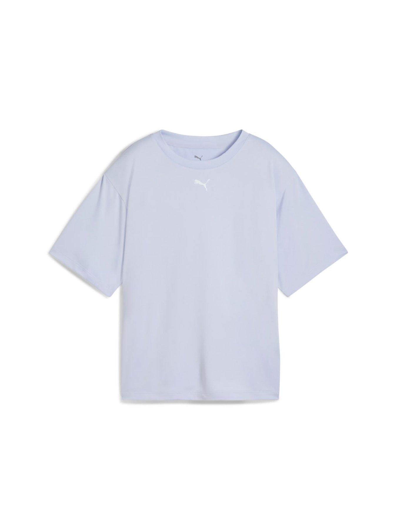  image of puma-womens-training-essential-relaxed-t-shirt-purple