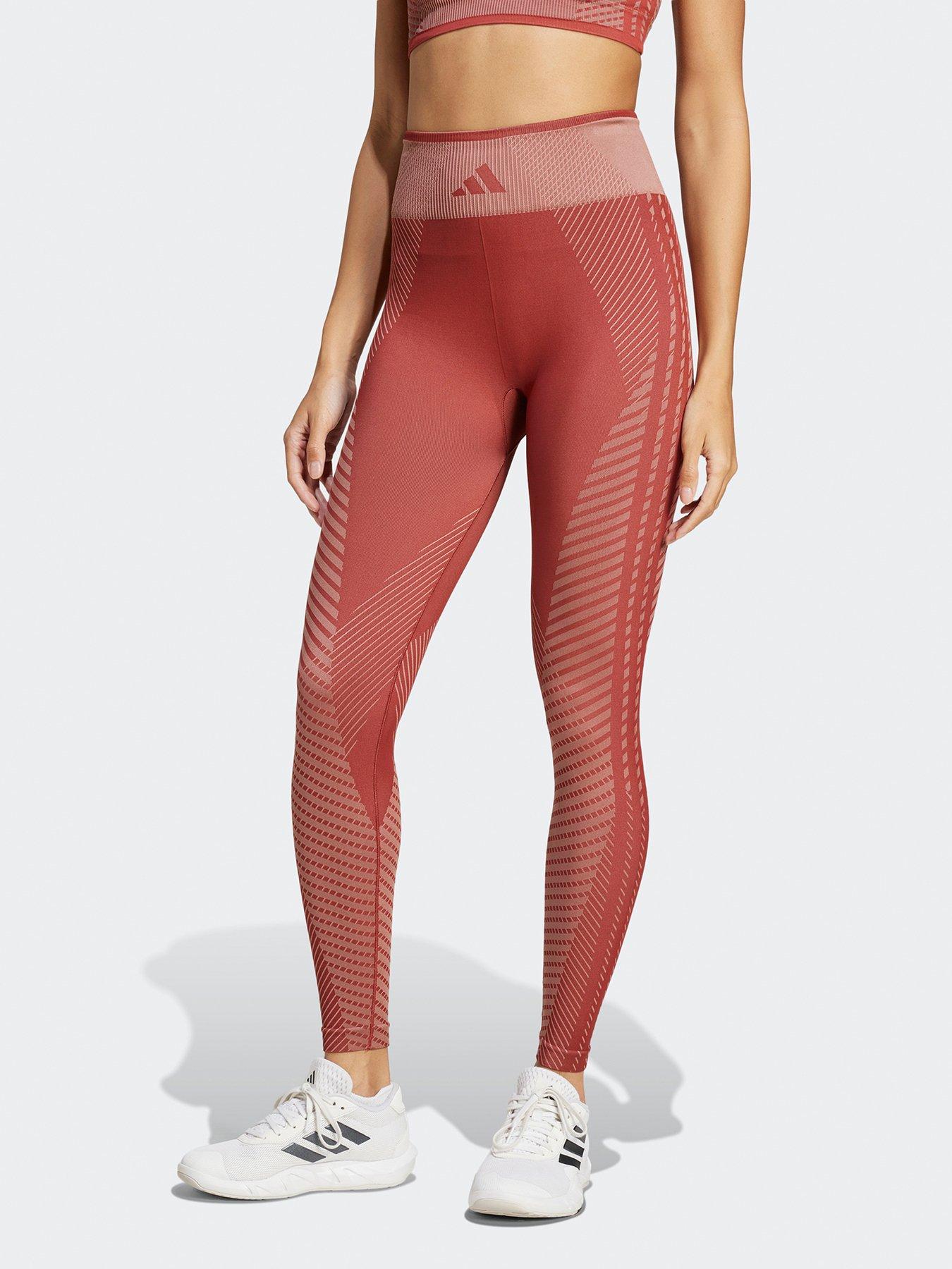 undefined Womens Training Knit 7/8 Tights - Red