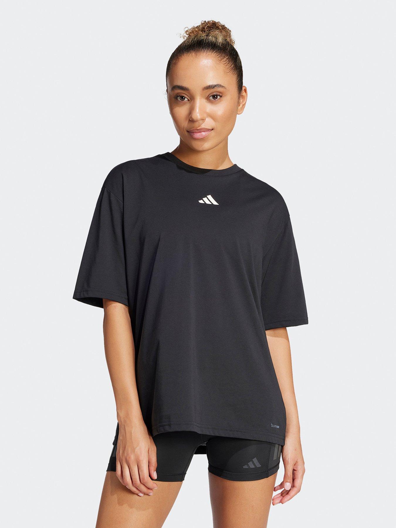  image of adidas-womens-training-graphic-t-shirt-black
