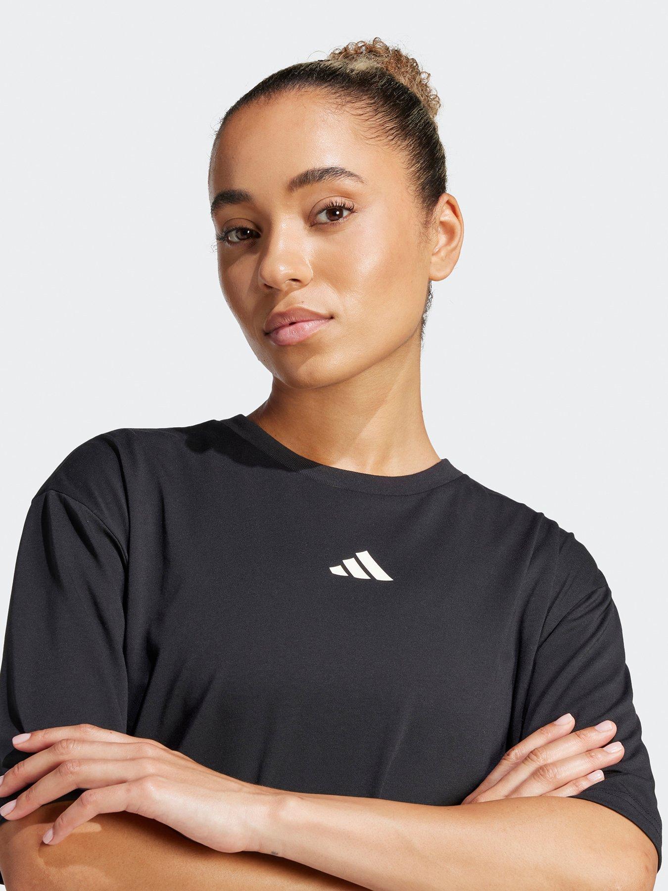  image of adidas-womens-training-graphic-t-shirt-black