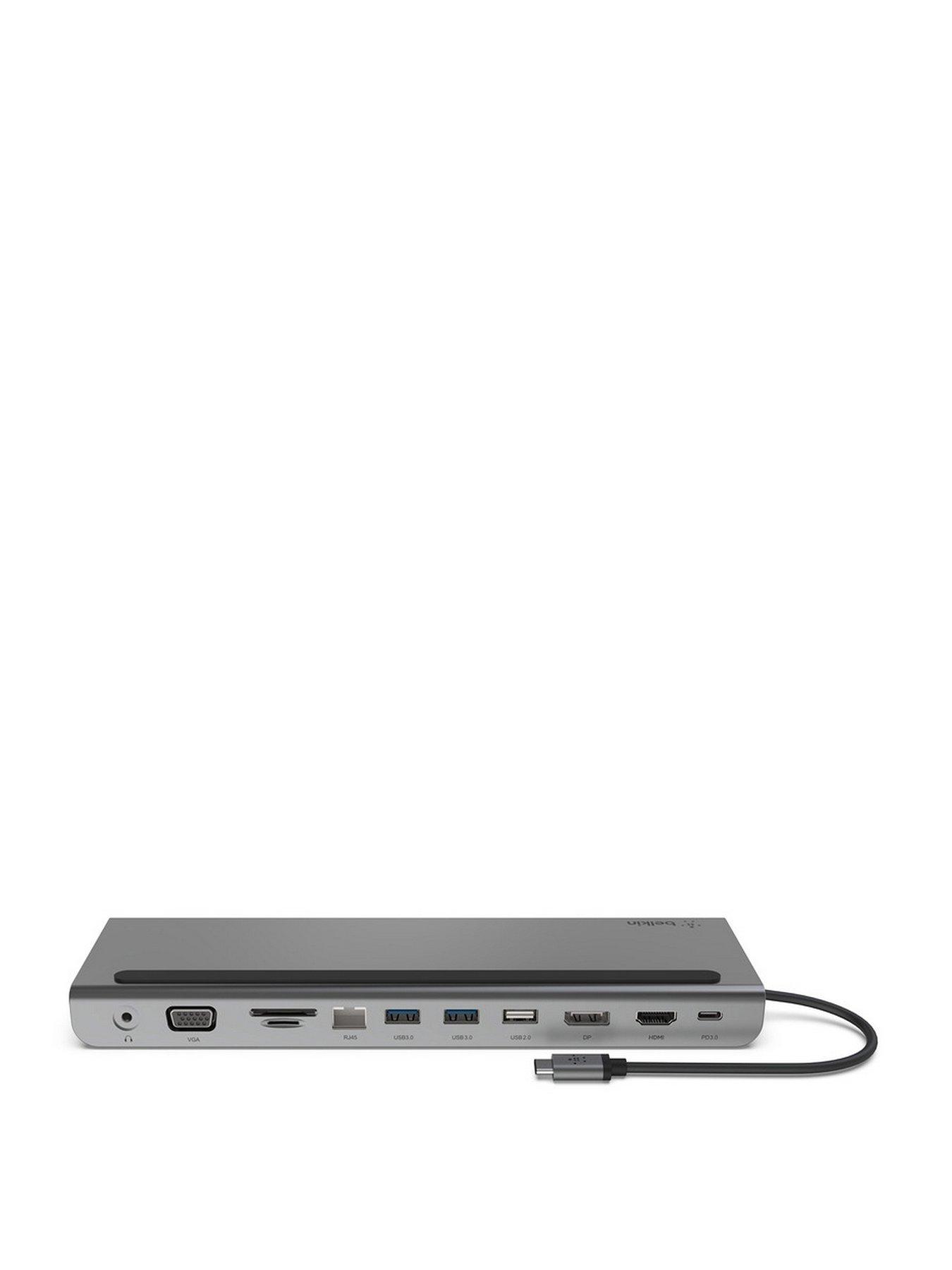 undefined USB-C Hub 11-in-1 MultiPort Adapter Dock with 4K HDMI