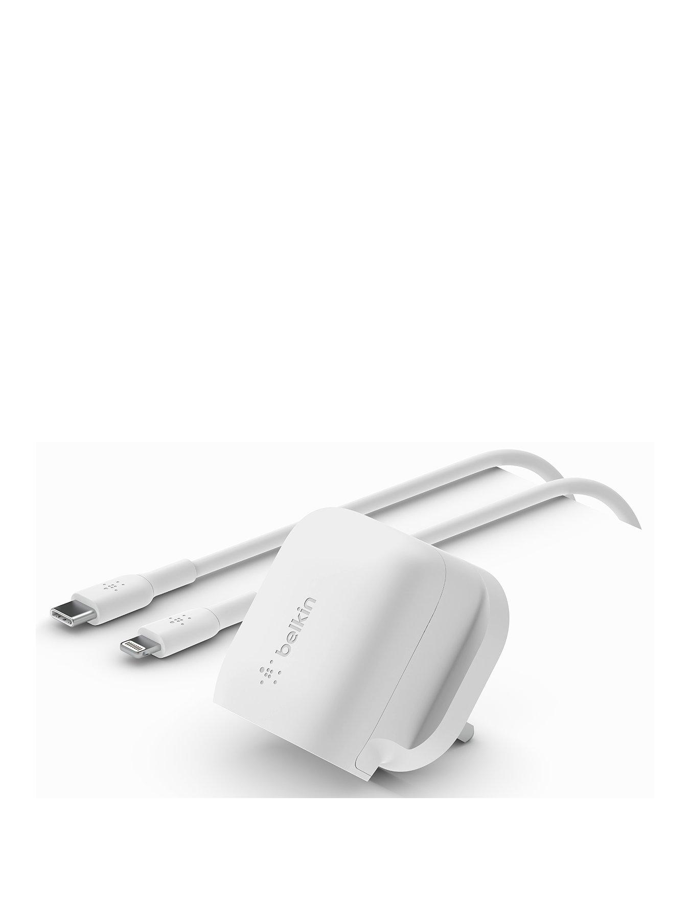 belkin-20w-usb-c-wall-charger-with-lightning-cable-white