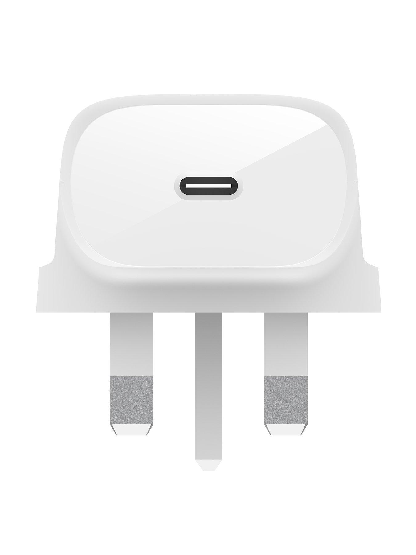  image of belkin-30w-usb-c-power-delivery-wall-charger-white