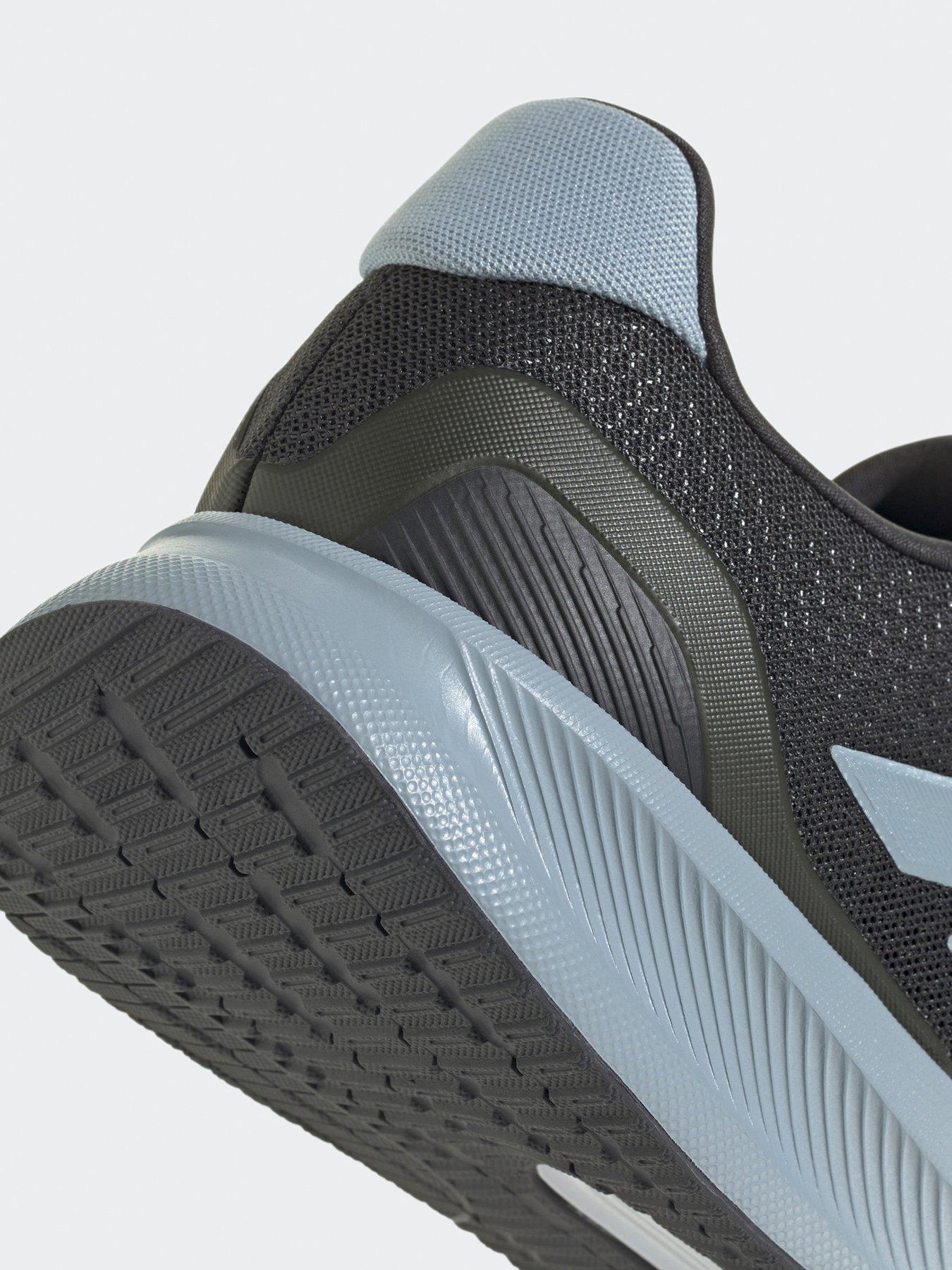  image of adidas-mens-running-runfalcon-5-trainers-dark-grey-carbonwonder-blueftwr-white