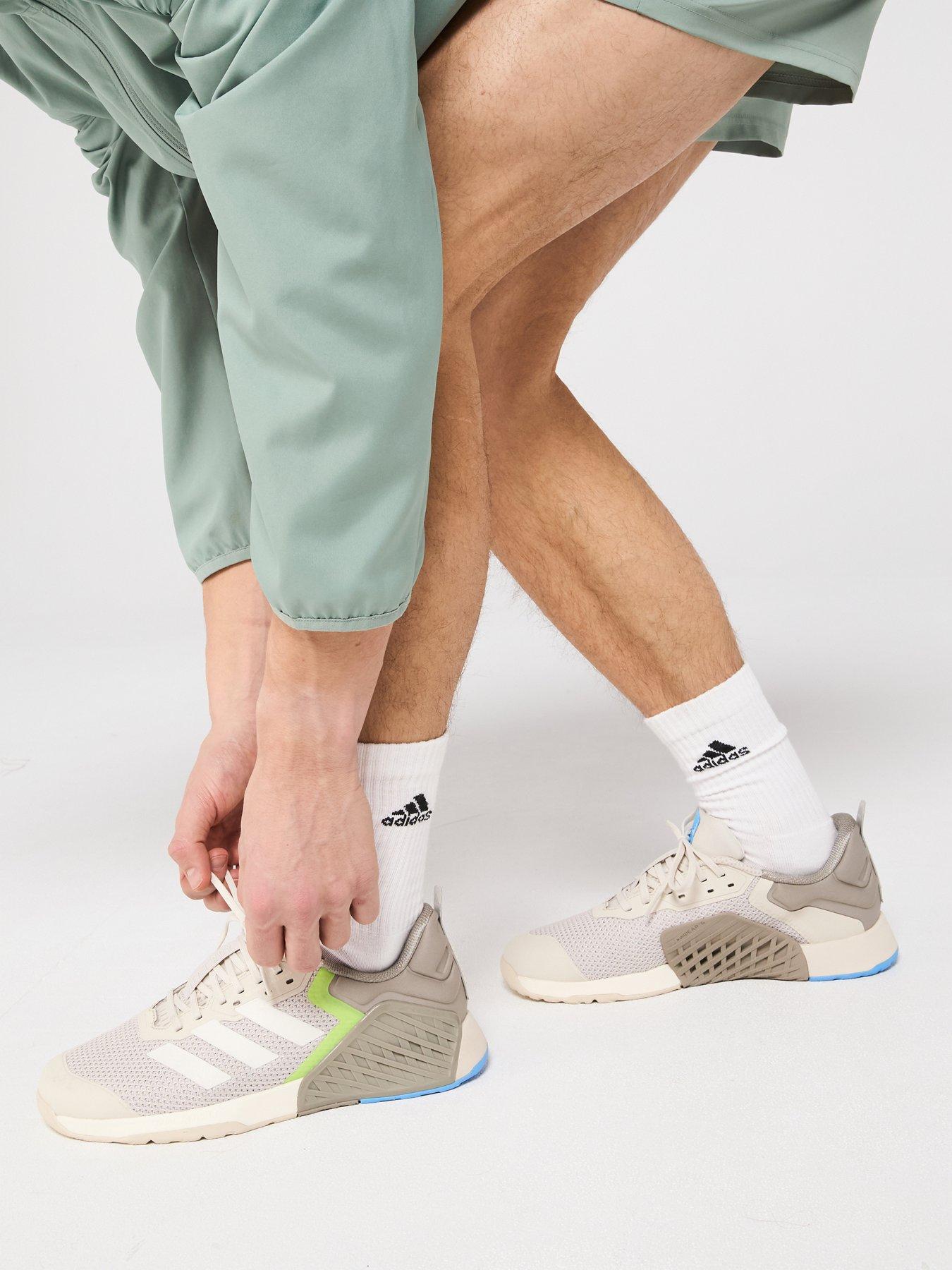 adidas Mens Training Dropset Trainer Beige Littlewoods