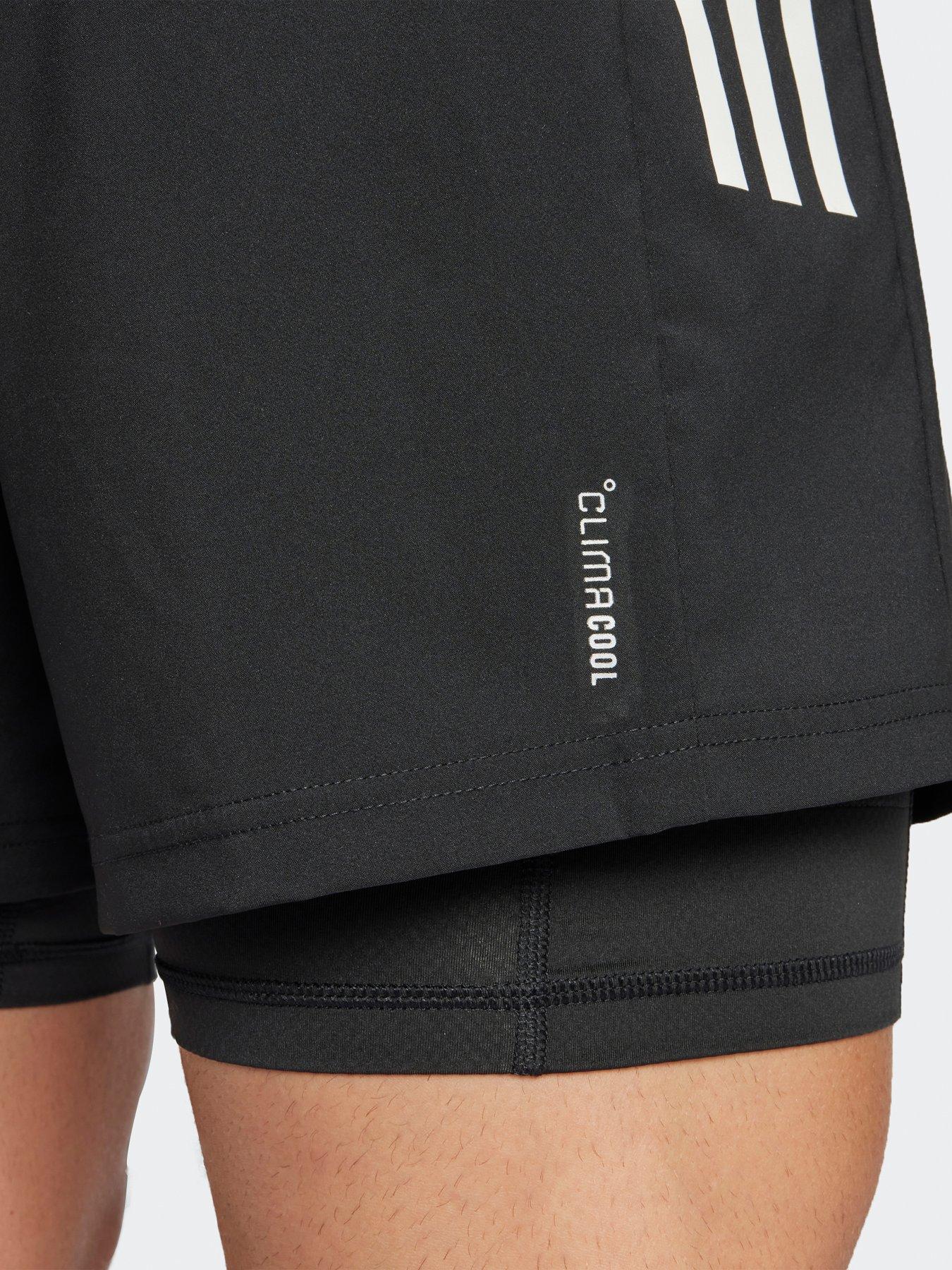Image 5 of 5 of adidas Mens Running Own The Run 2in1 Shorts - Black