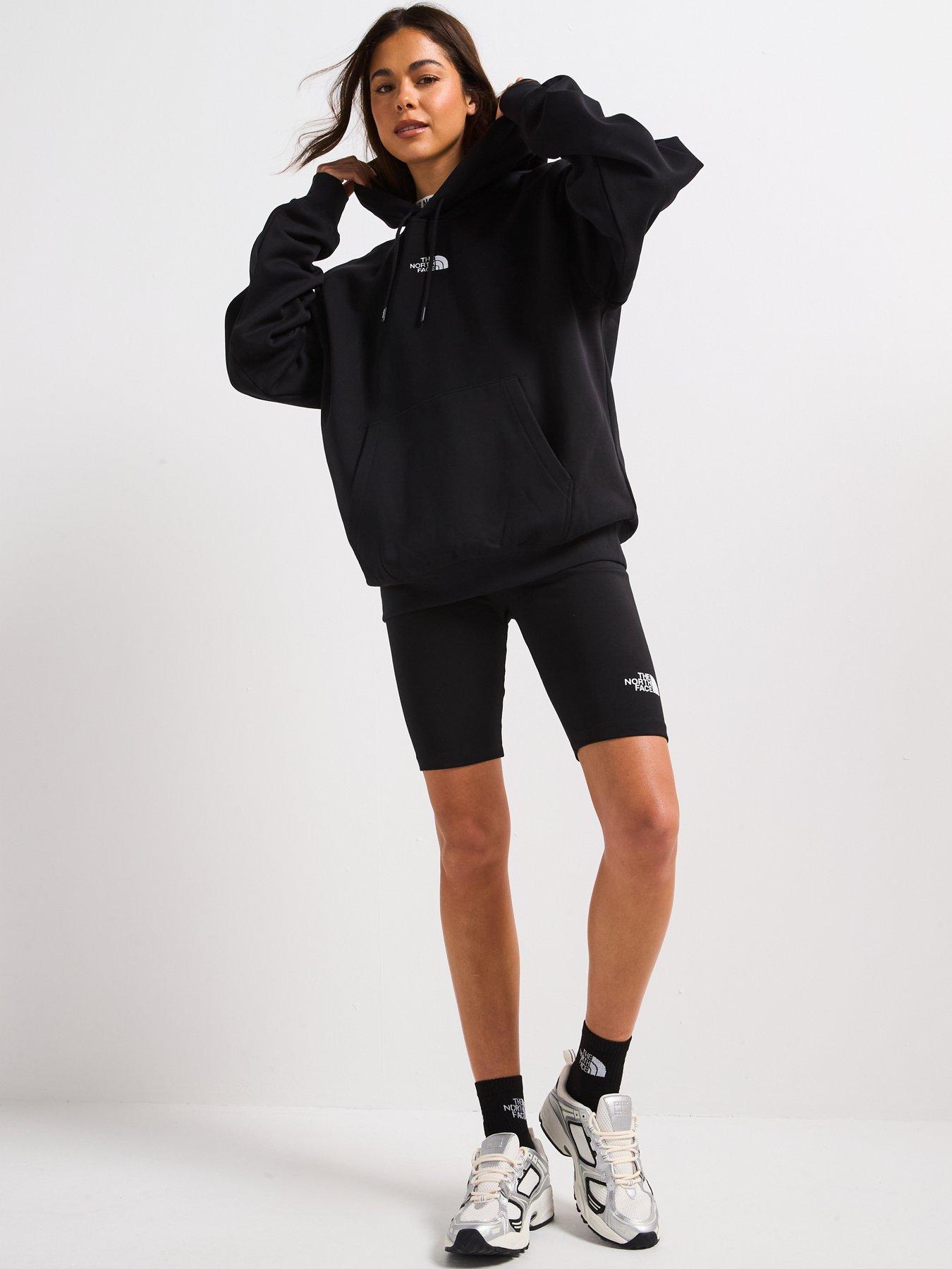  image of the-north-face-womens-essential-oversized-hoodie-black