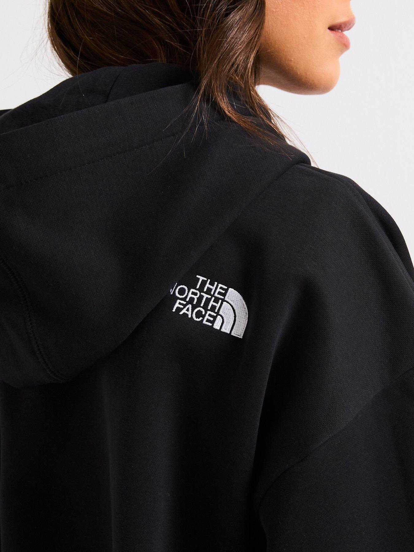  image of the-north-face-womens-essential-oversized-hoodie-black