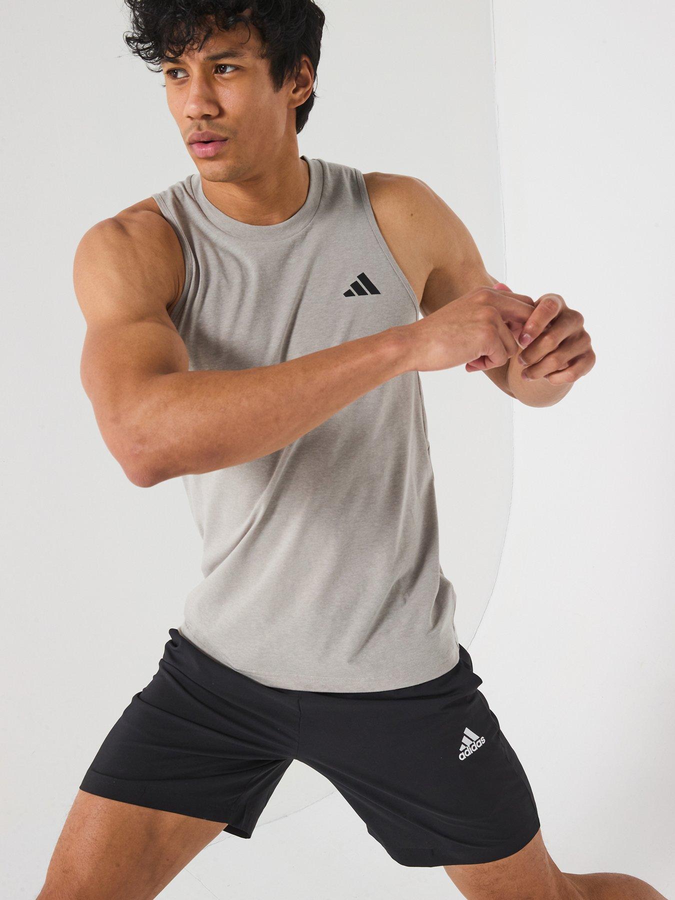 adidas-mens-train-essentials-tank-grey