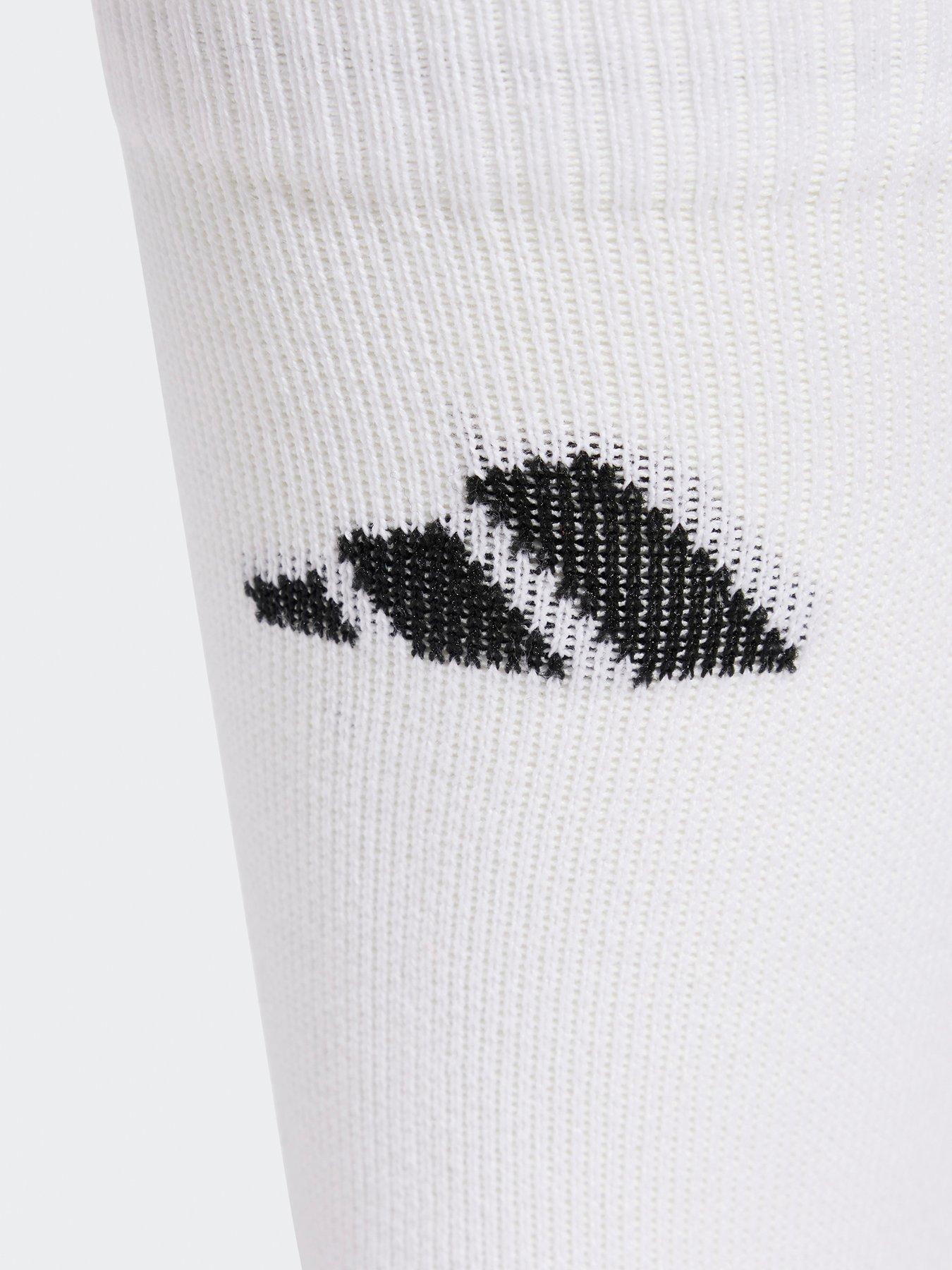 Image 4 of 4 of adidas Unisex Training Cushioned Crew Socks 3 Pack - Pure Ruby/Black/White