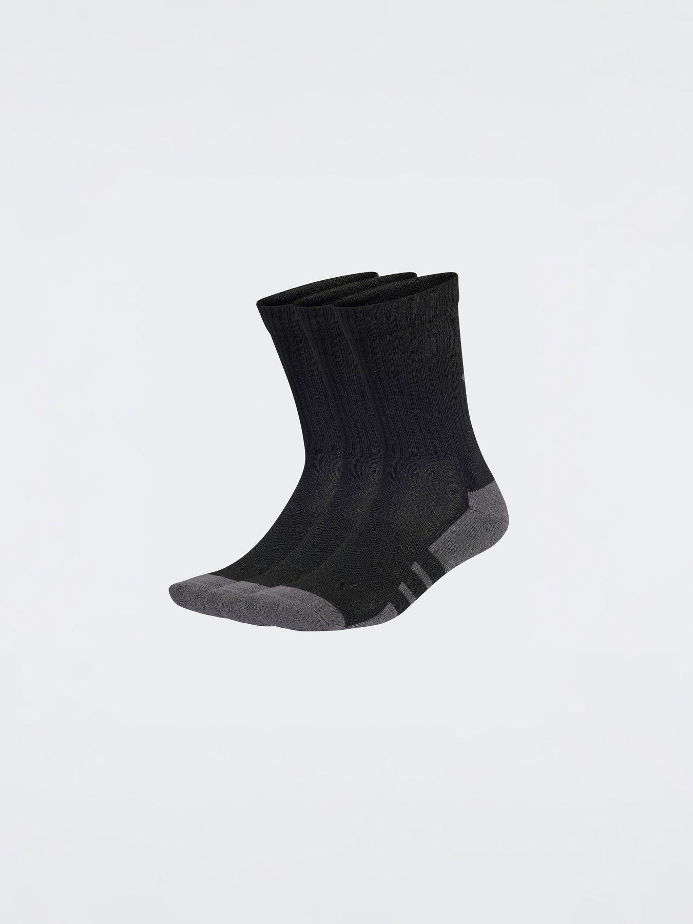 Image 1 of 4 of adidas Unisex Training Essential Crew Socks 3 Pack - Black