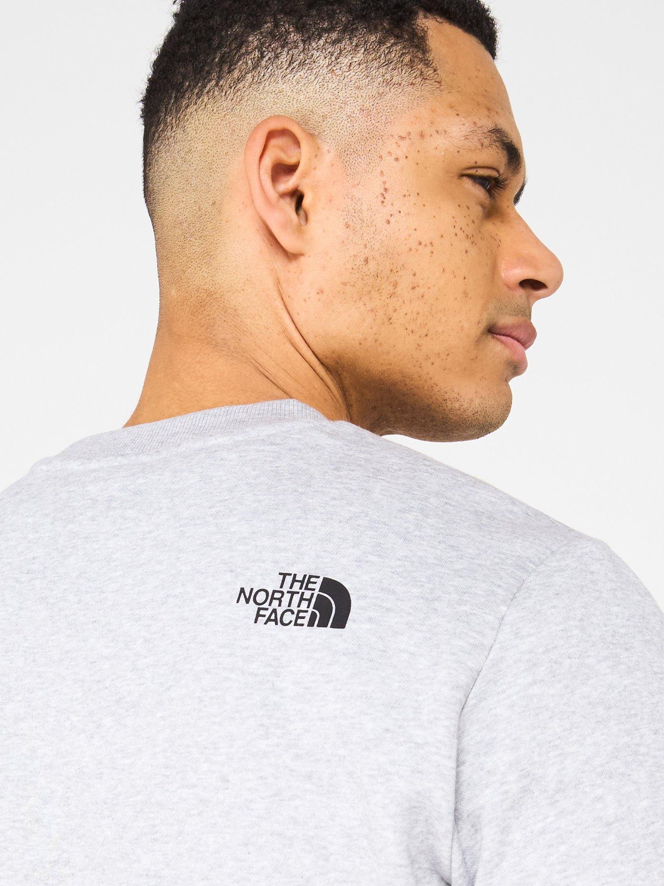  image of the-north-face-mens-simple-dome-crew-sweatshirt-grey