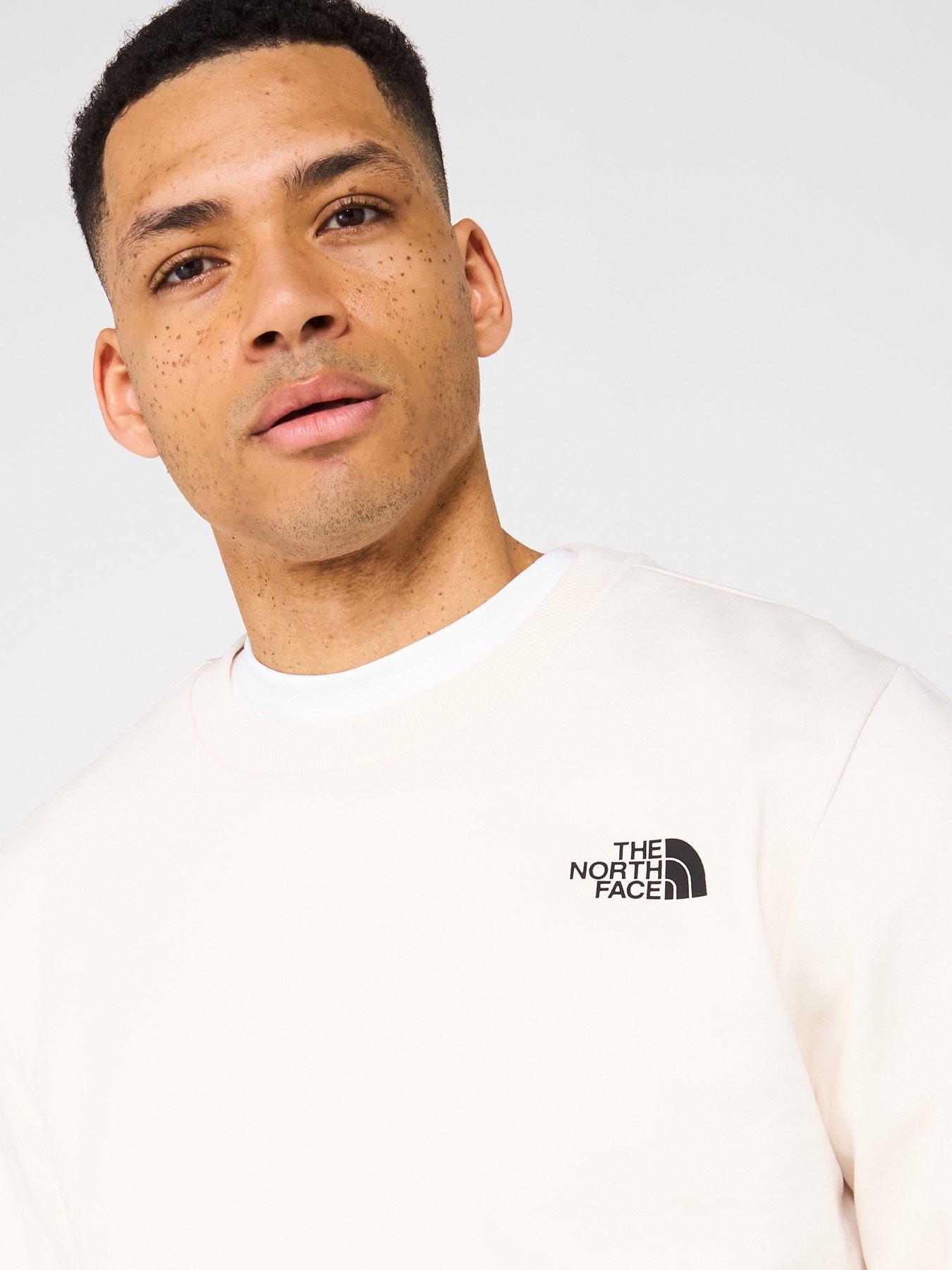 image of the-north-face-mens-simple-dome-crew-sweatshirt-cream