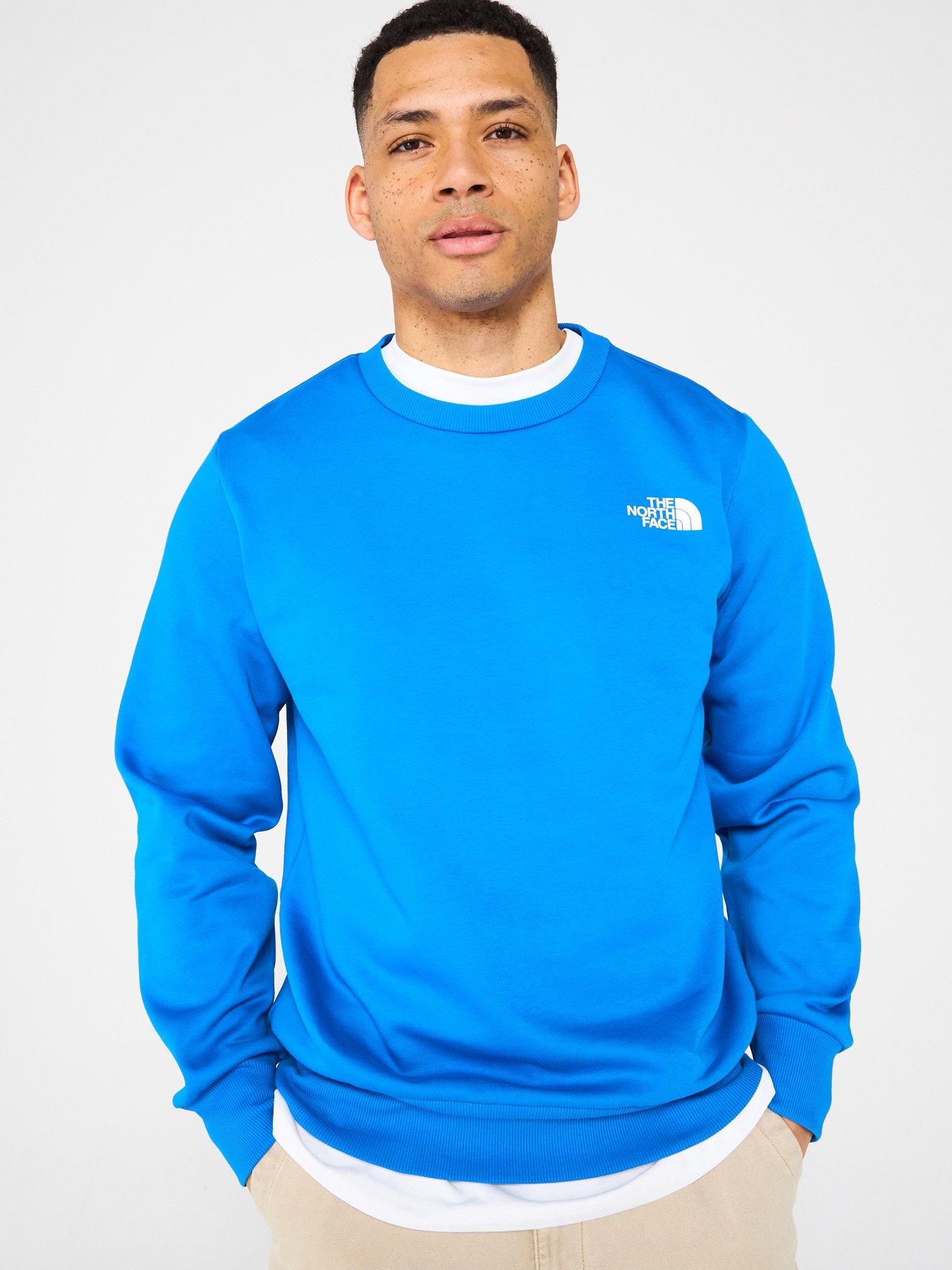  image of the-north-face-mens-simple-dome-crew-sweat-blue