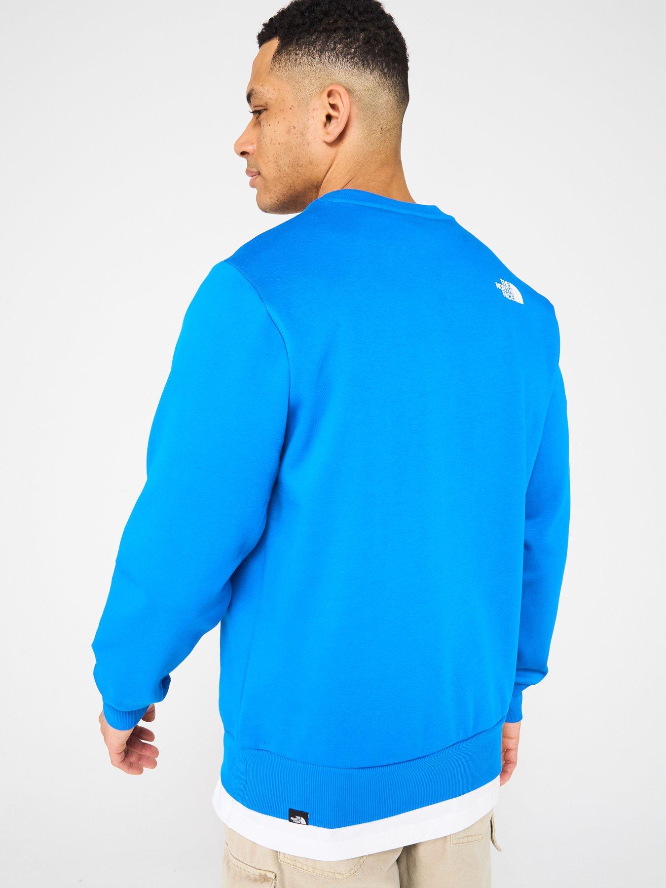  image of the-north-face-mens-simple-dome-crew-sweat-blue