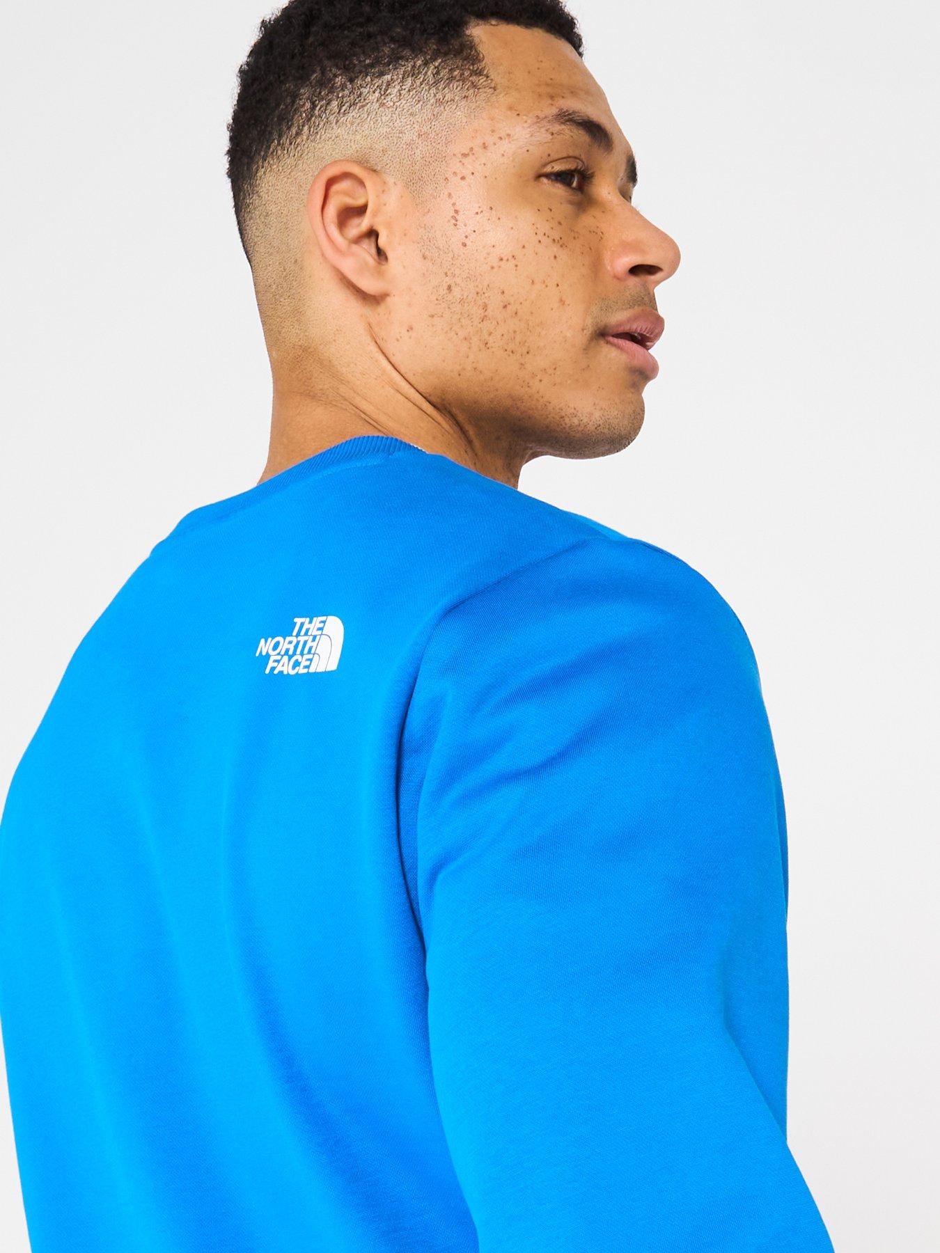  image of the-north-face-mens-simple-dome-crew-sweat-blue