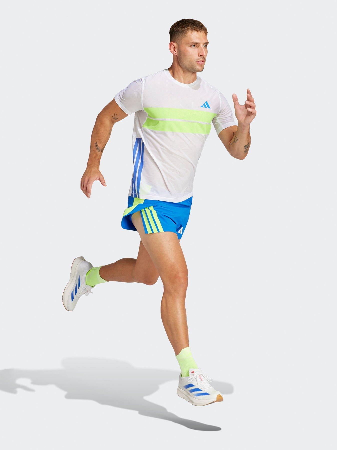  image of adidas-mens-running-adizero-t-shirt-white