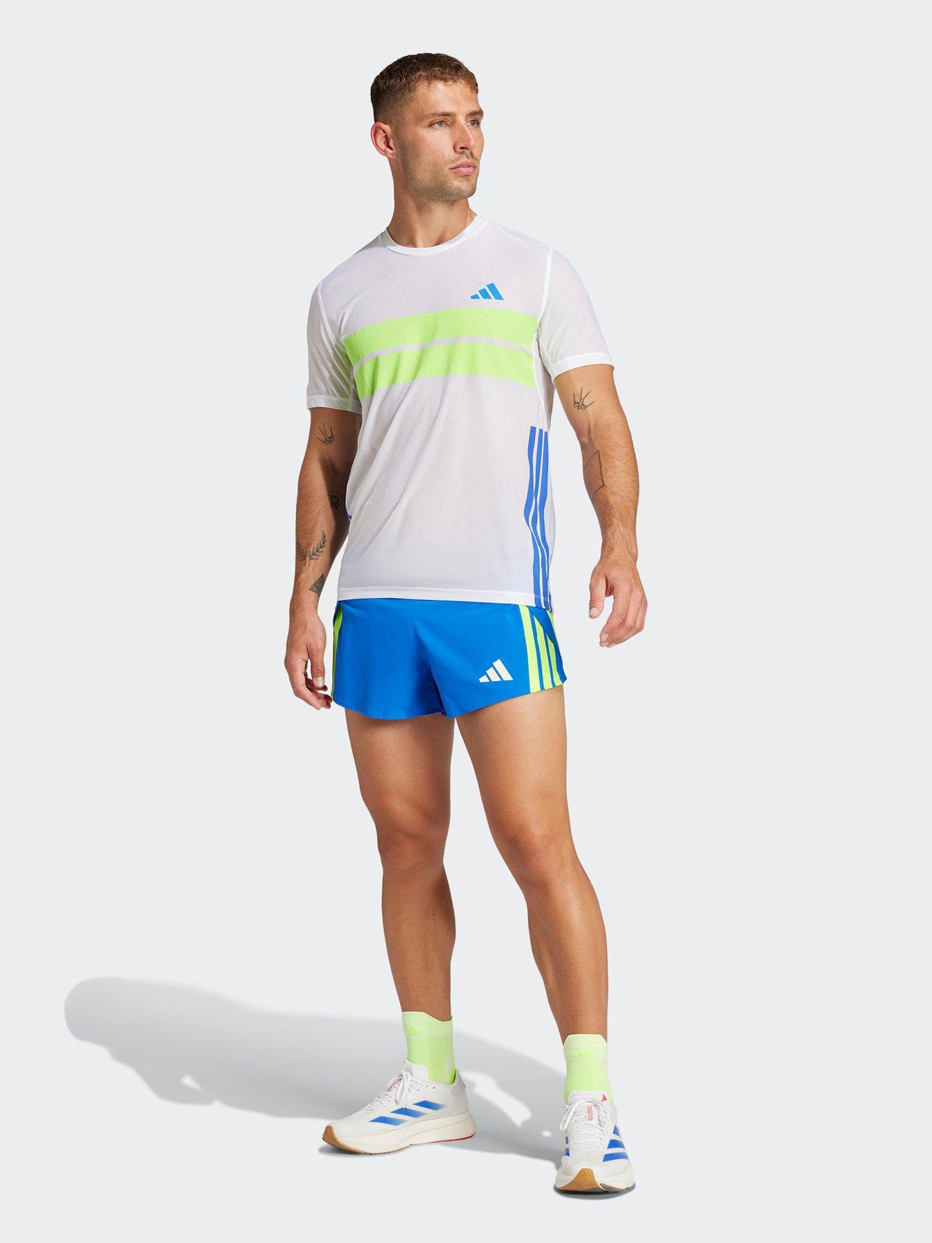  image of adidas-mens-running-adizero-t-shirt-white