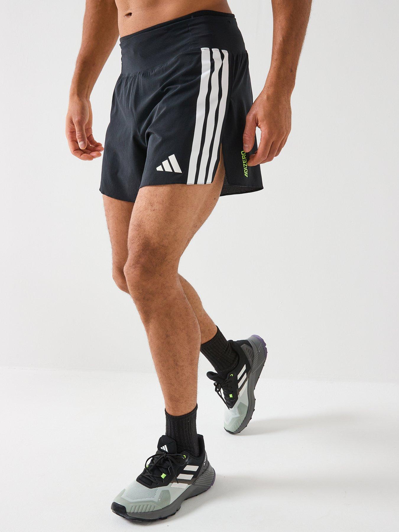 adidas Men's Running Adizero Gel Insert 5 Inch Pocket Shorts - Black