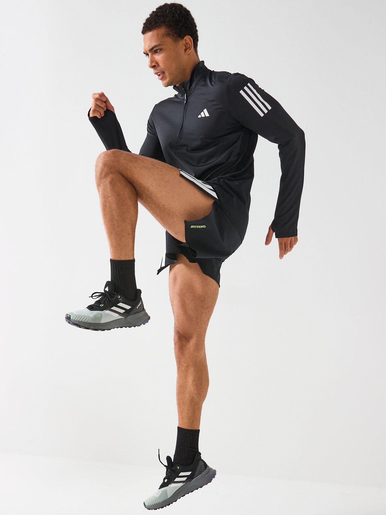adidas Men's Running Adizero Gel Insert 5 Inch Pocket Shorts - Black |  Littlewoods