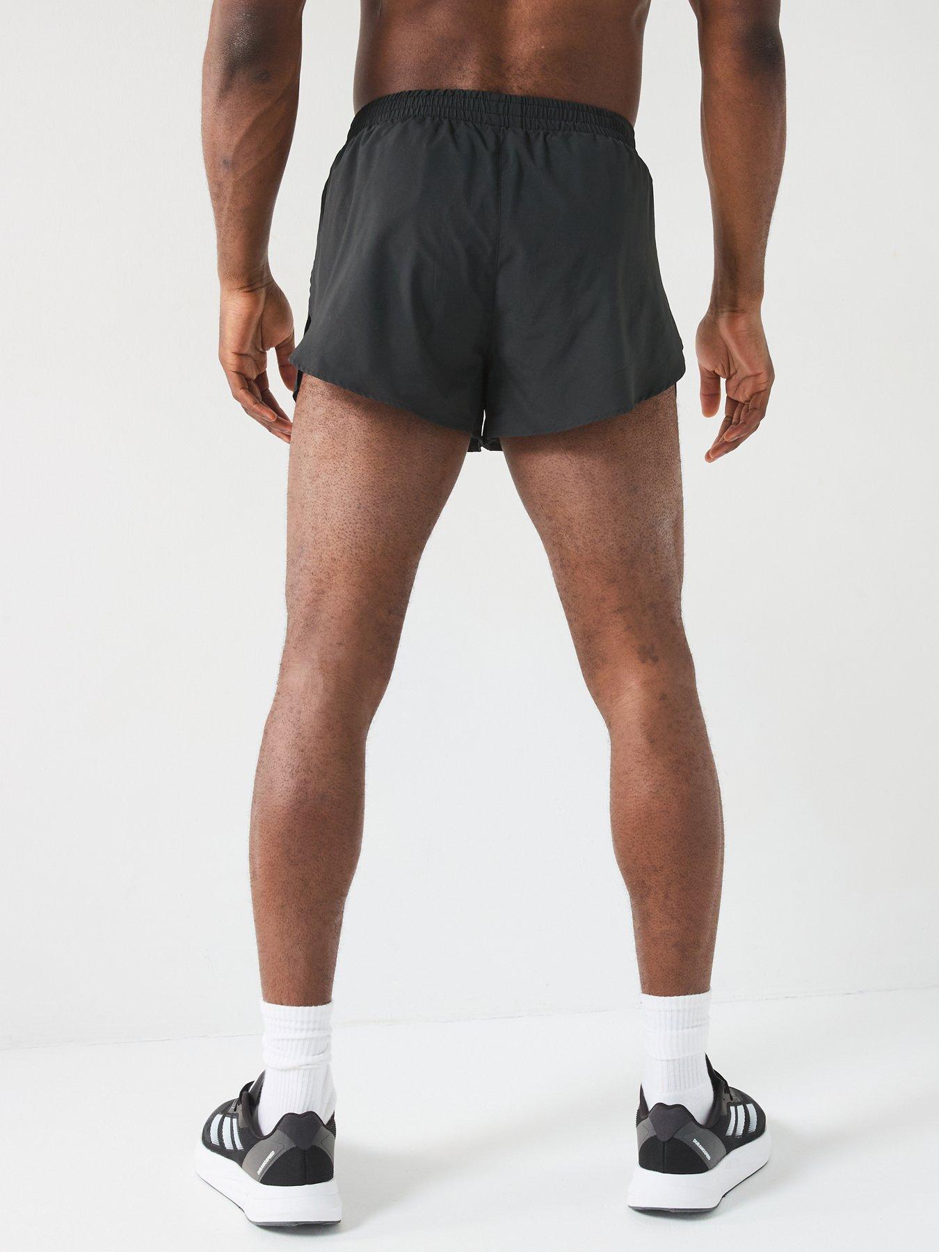  image of adidas-mens-running-adizero-split-shorts-black