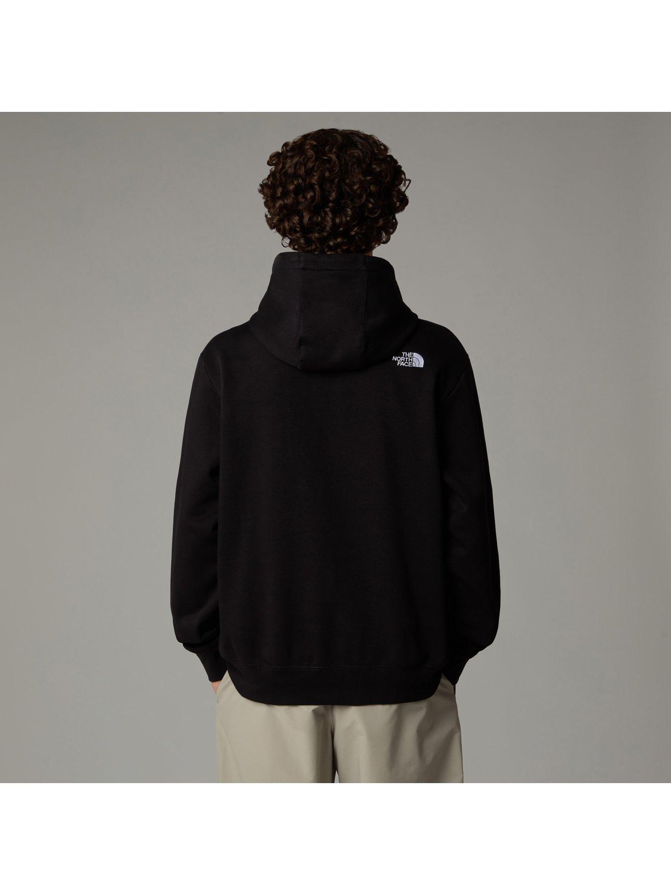  image of the-north-face-mens-essential-relaxed-hoodie-black