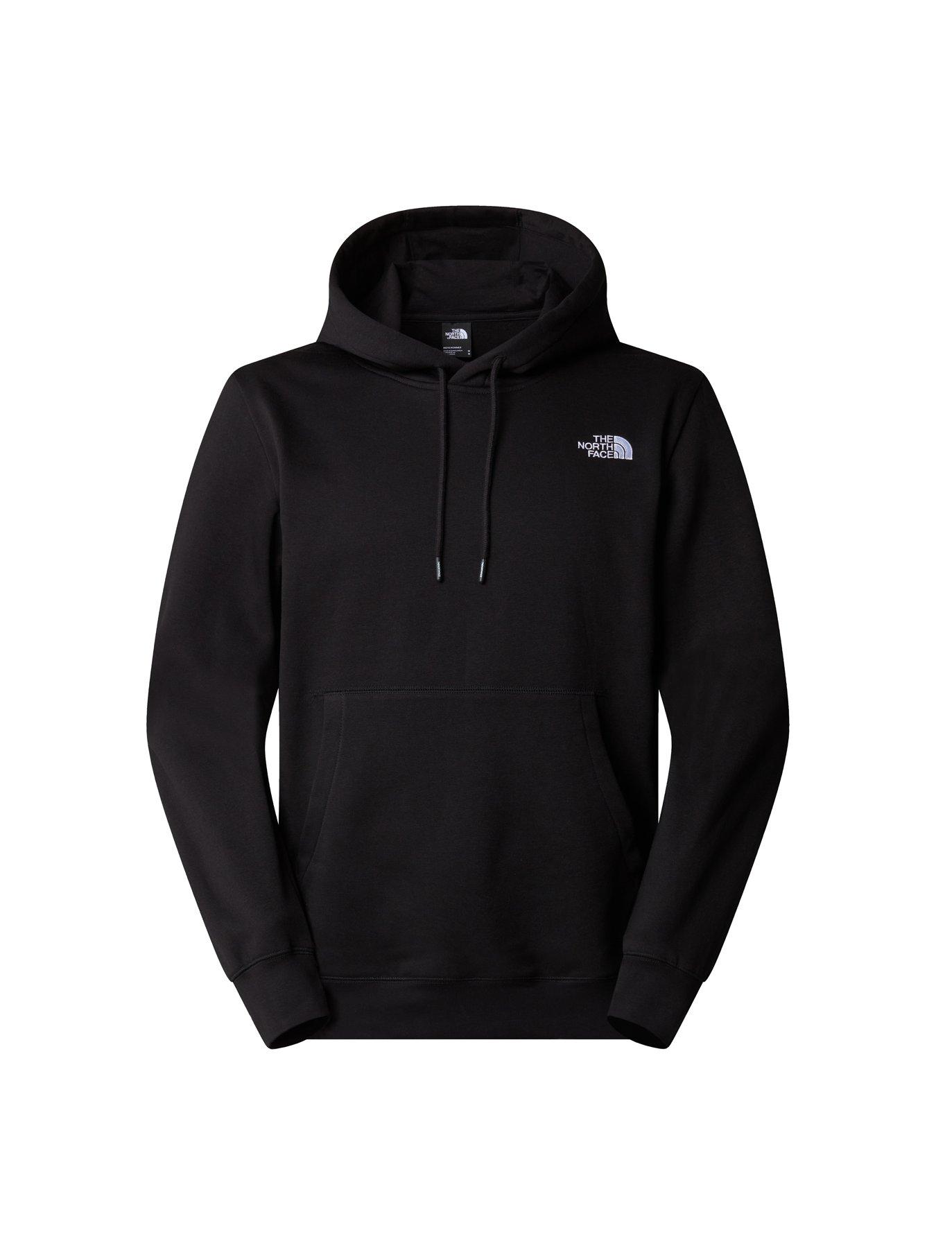  image of the-north-face-mens-essential-relaxed-hoodie-black