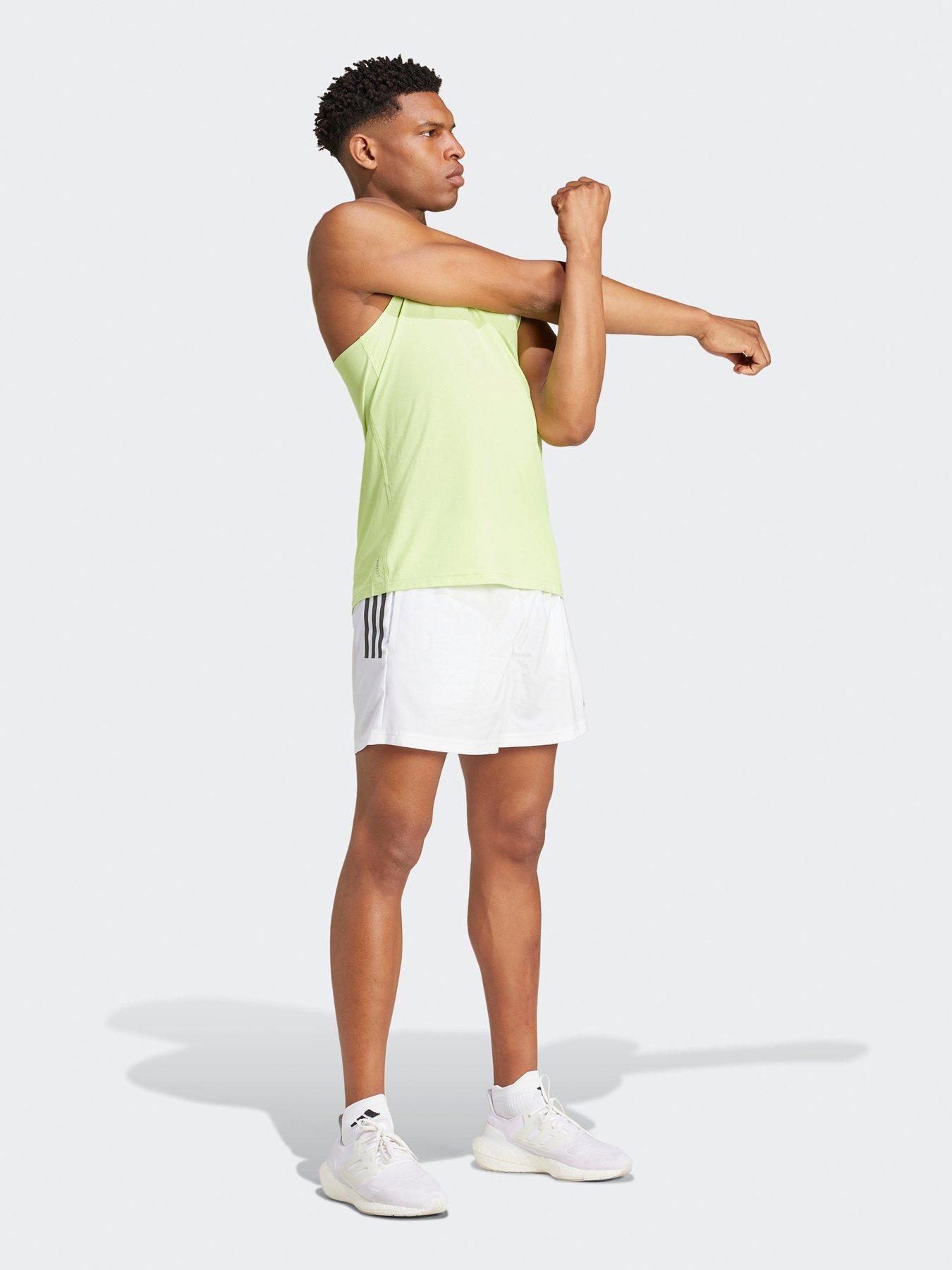  image of adidas-mens-running-own-the-run-tank-green