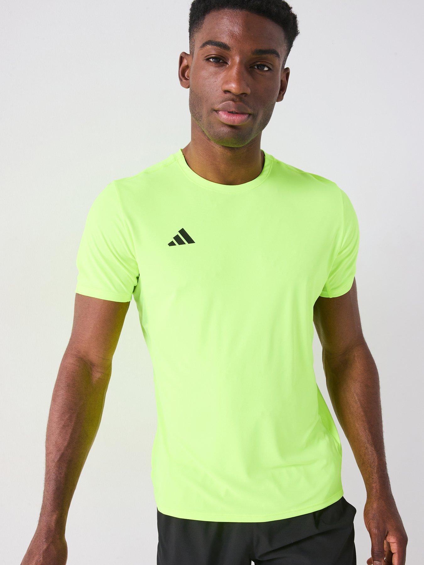 adidas-mens-running-adizero-t-shirt-yellow