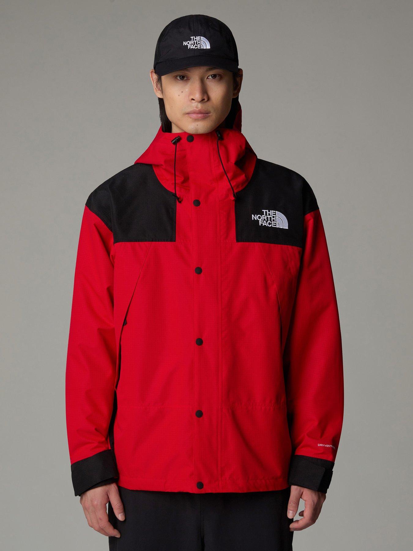  image of the-north-face-mens-dryvent-mono-mountain-jacket-red