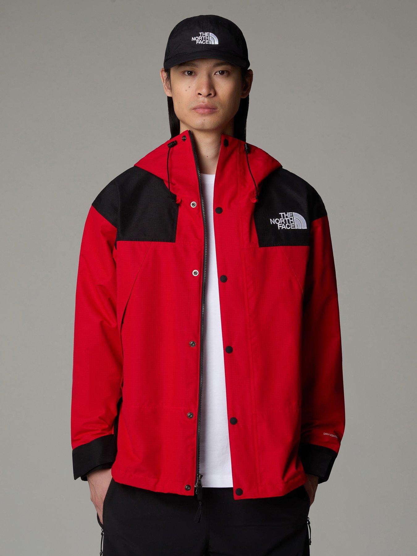 image of the-north-face-mens-dryvent-mono-mountain-jacket-red