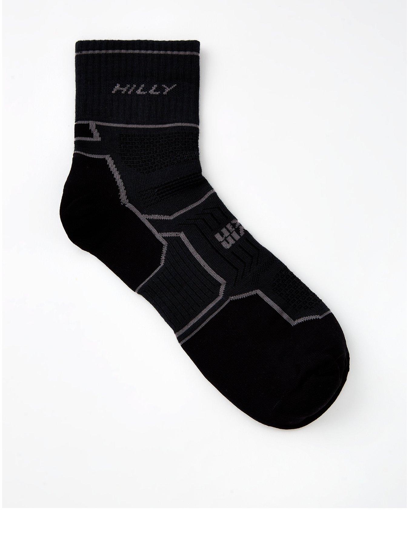 hilly-twin-skin-anklet-med-running-sock-black