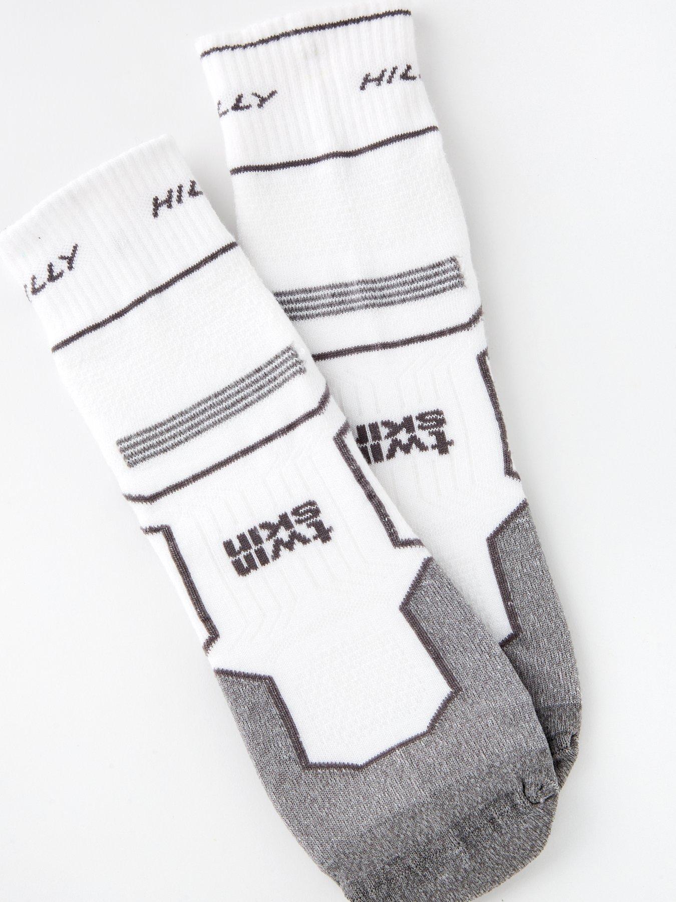  image of hilly-twin-skin-anklet-med-running-sock-white