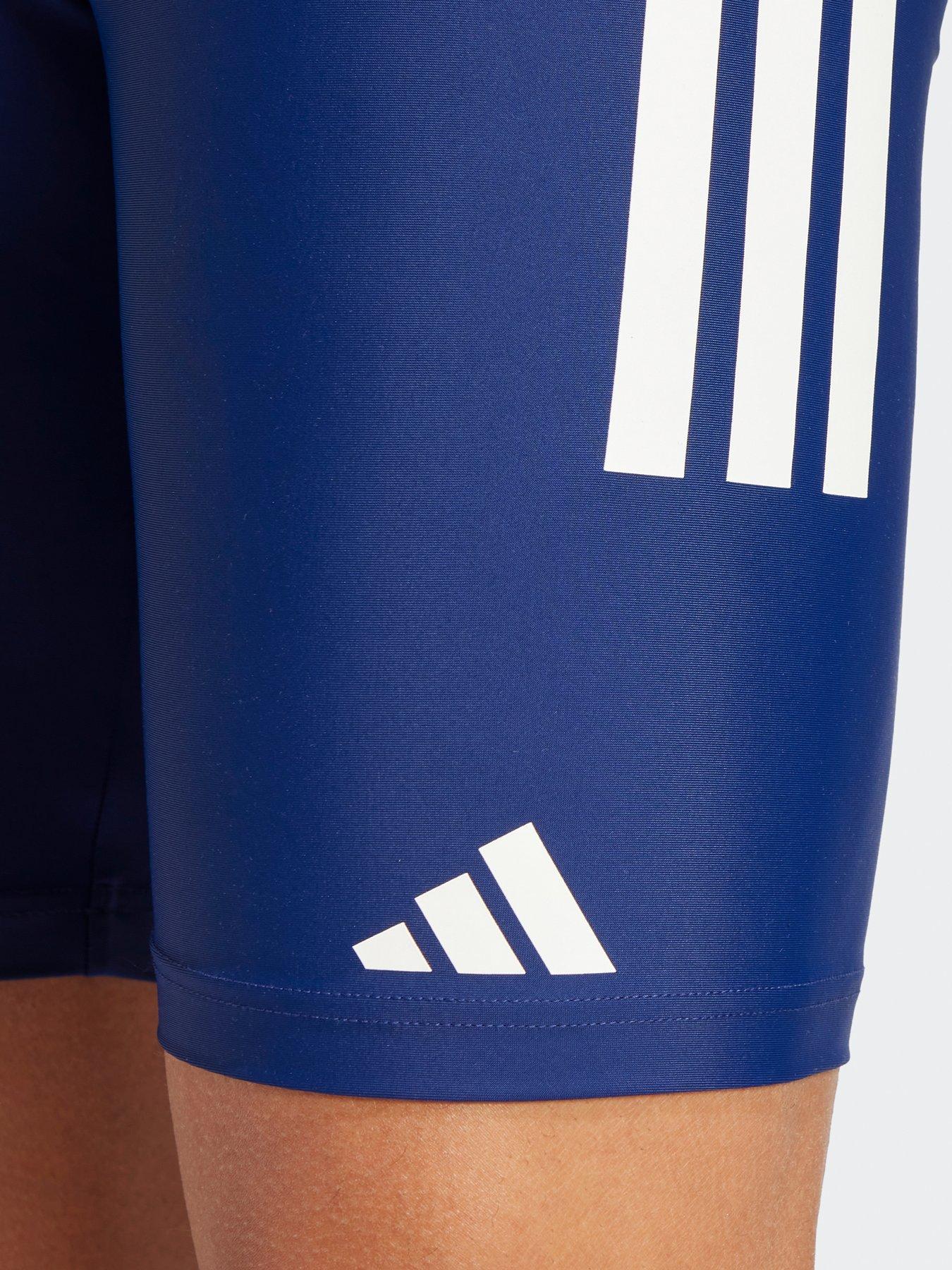  image of adidas-mens-3-stripe-jammer-swim-shorts-navy