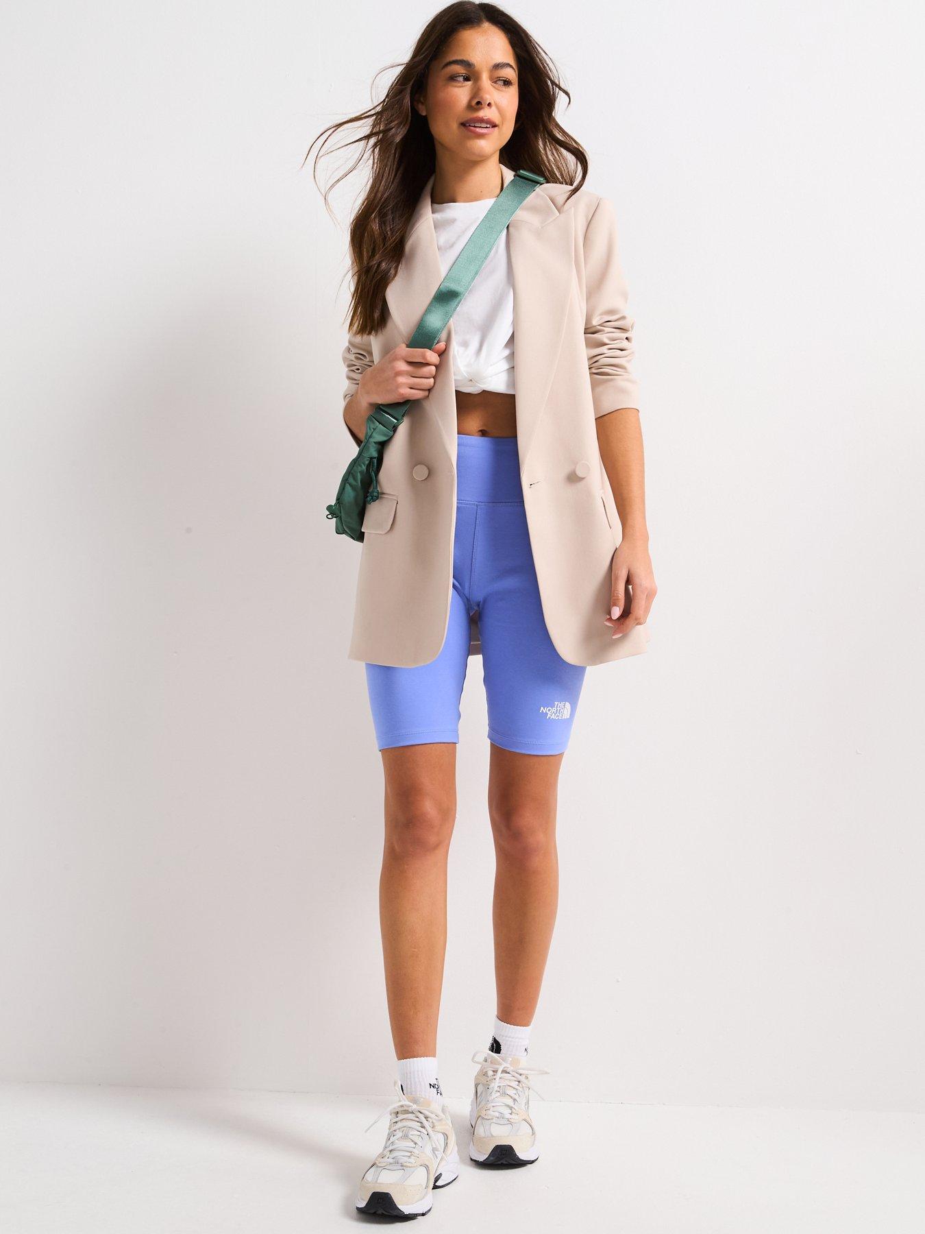  image of the-north-face-womens-simple-dome-legging-short-purple