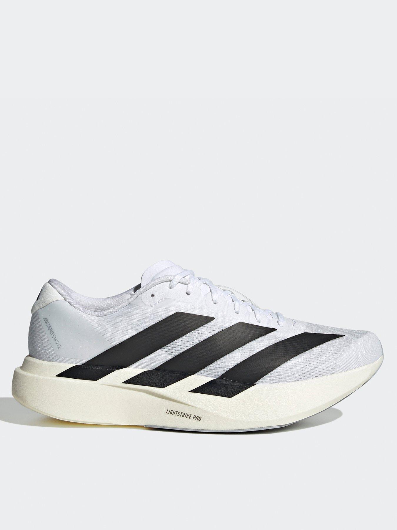 adidas-mens-running-adizero-evo-sl-trainers-white-whitecore-blackwhite
