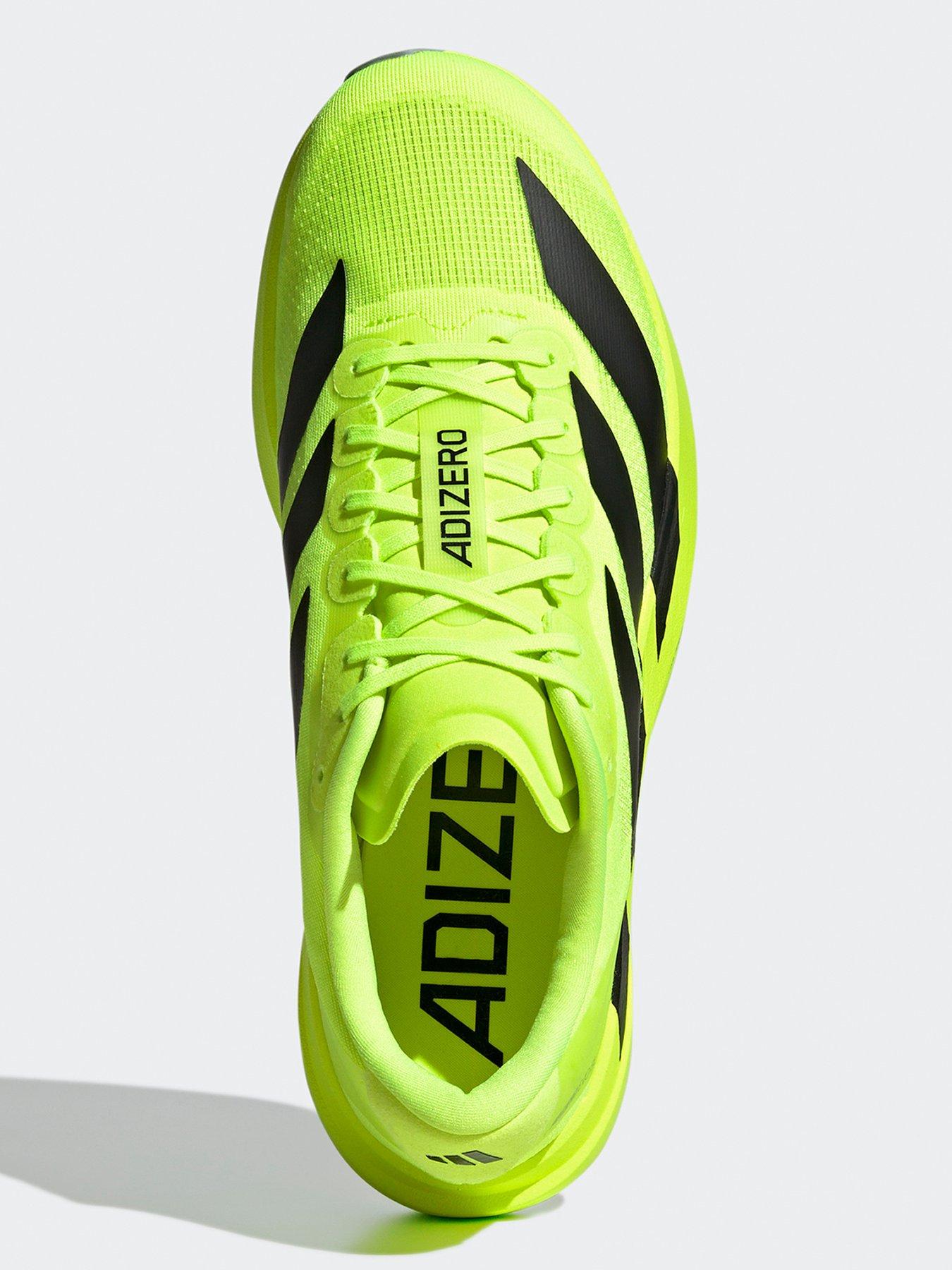  image of adidas-mens-running-adizero-evo-sl-trainers-yellow