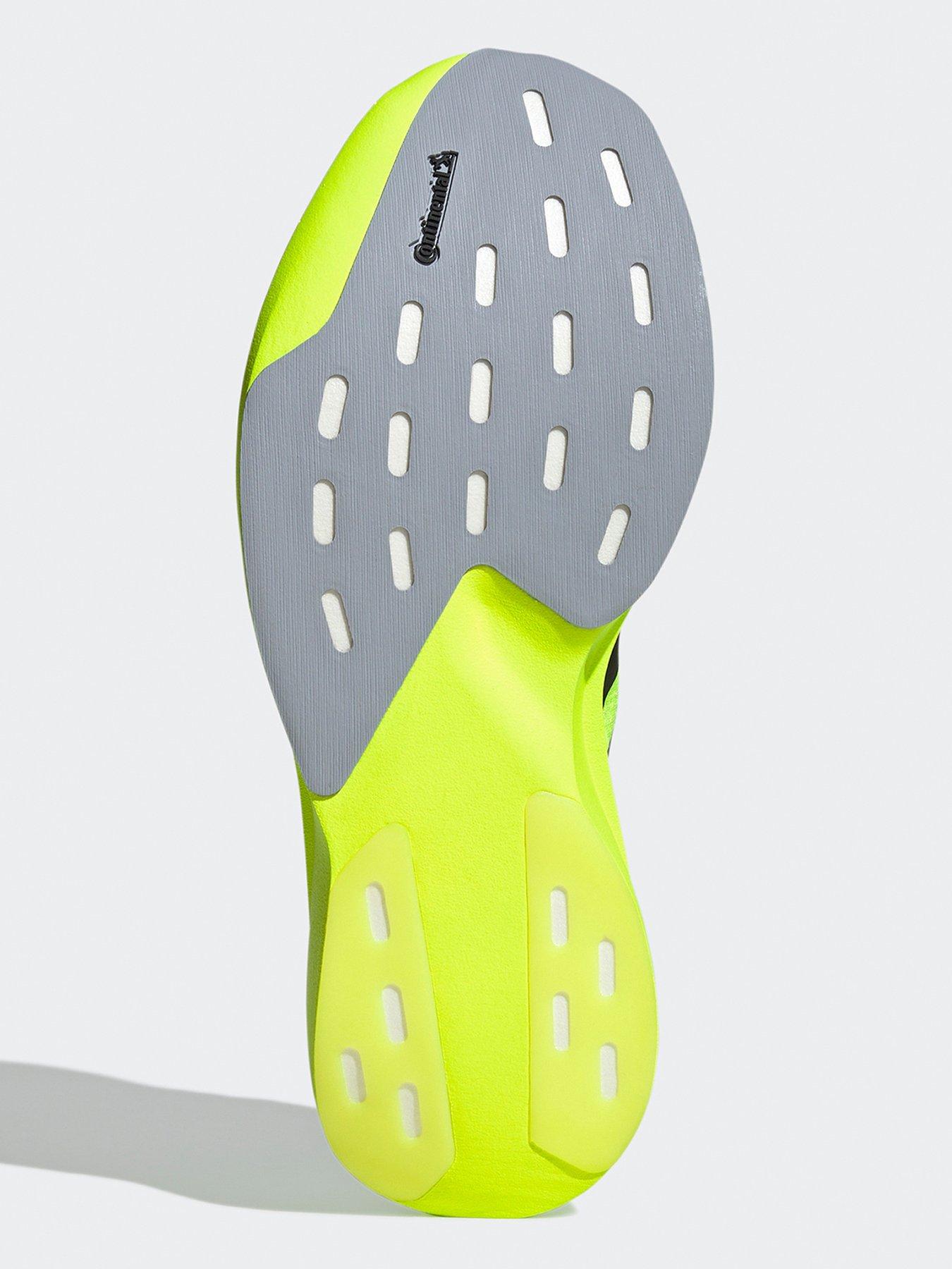  image of adidas-mens-running-adizero-evo-sl-trainers-yellow
