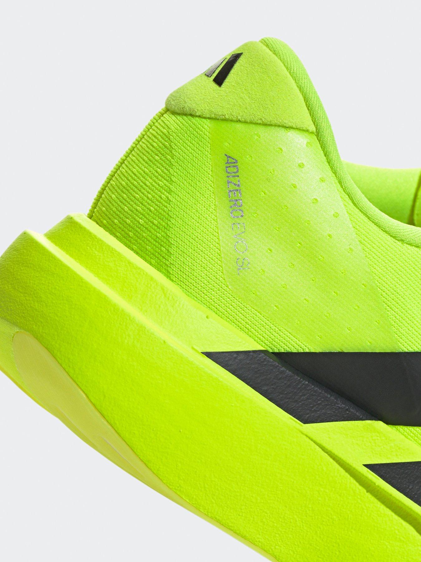  image of adidas-mens-running-adizero-evo-sl-trainers-yellow