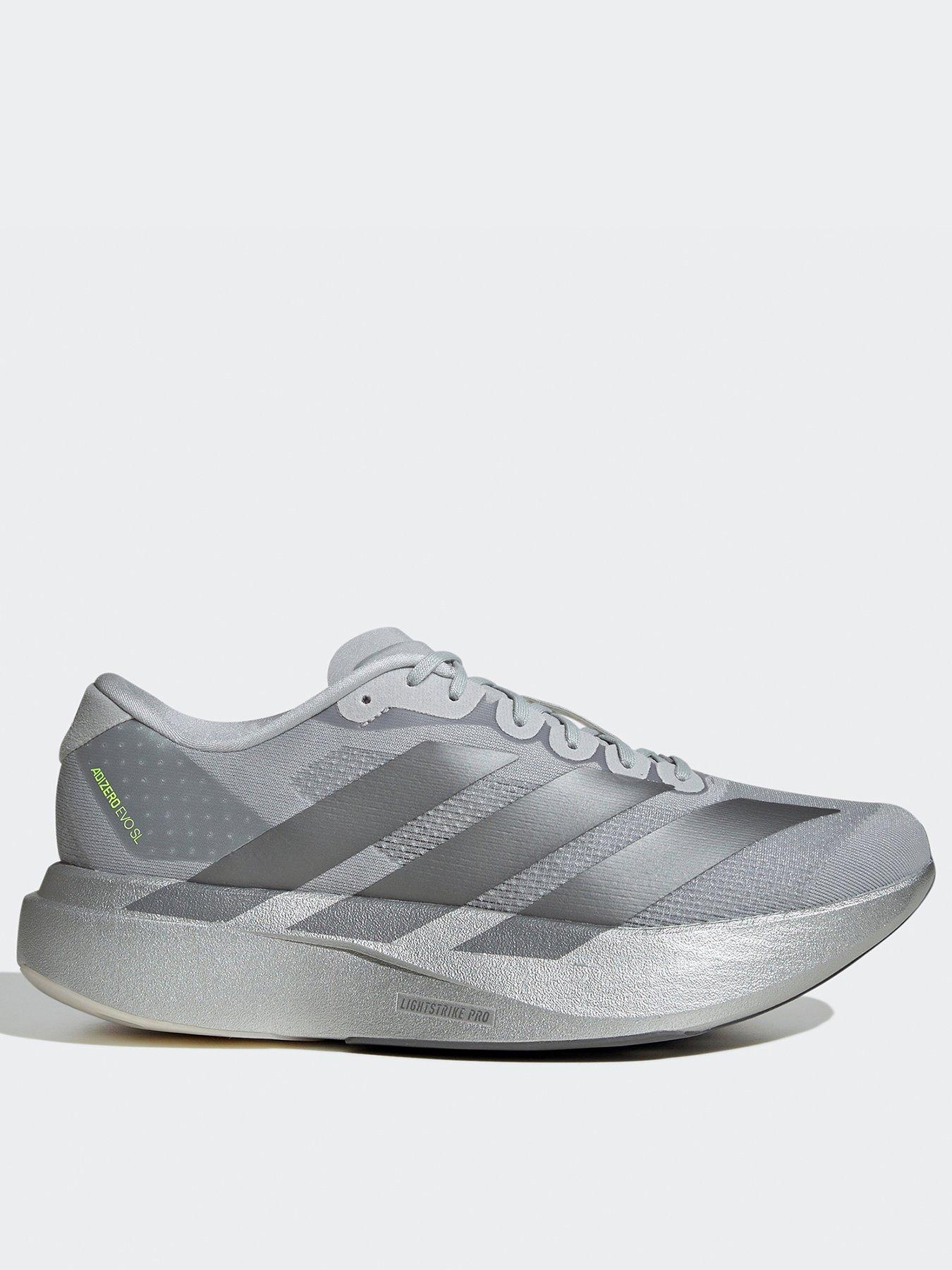 adidas-mens-running-adizero-evo-sl-trainers-silver
