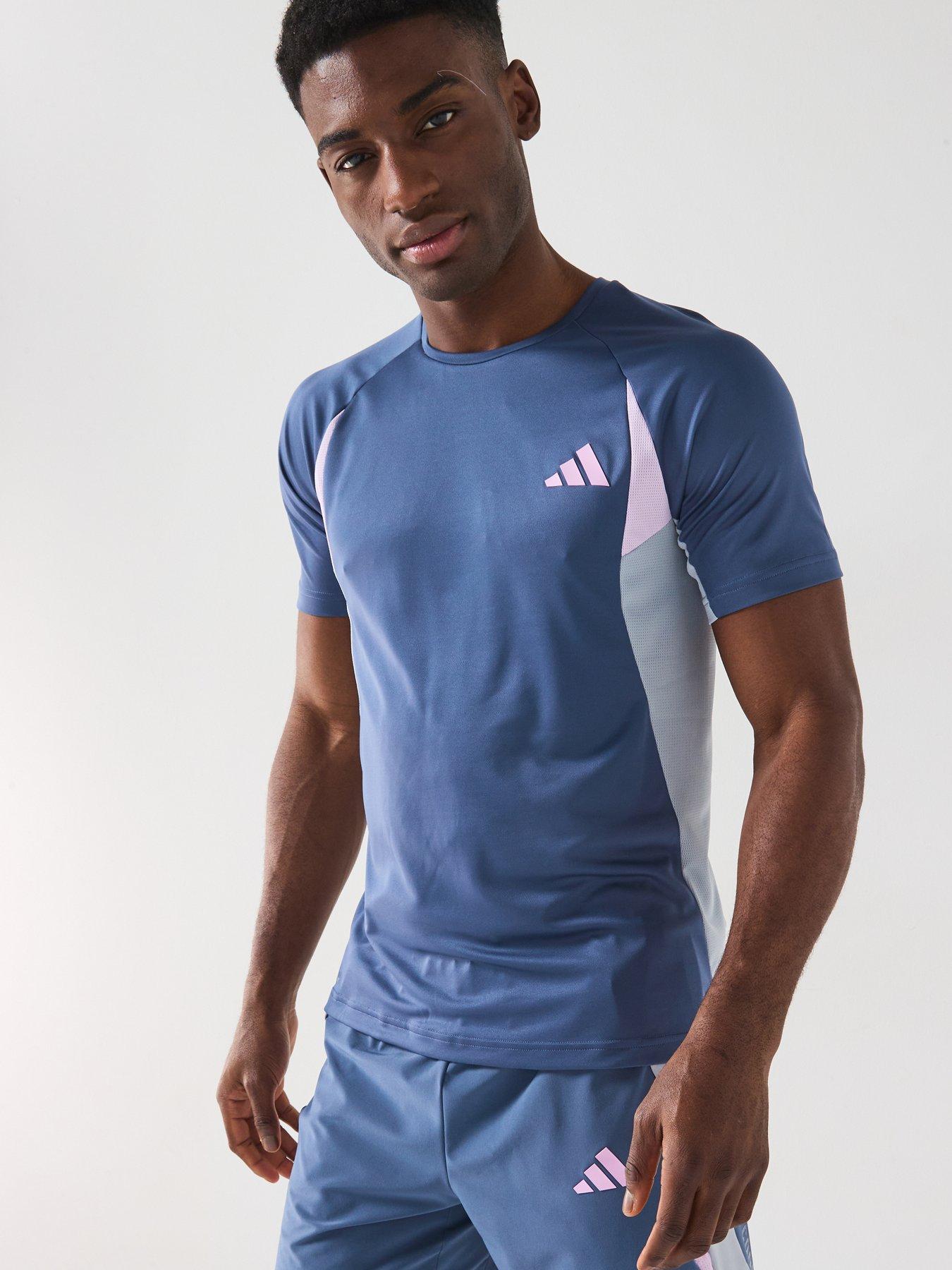  image of adidas-mens-training-tech-t-shirt-preloved-ink